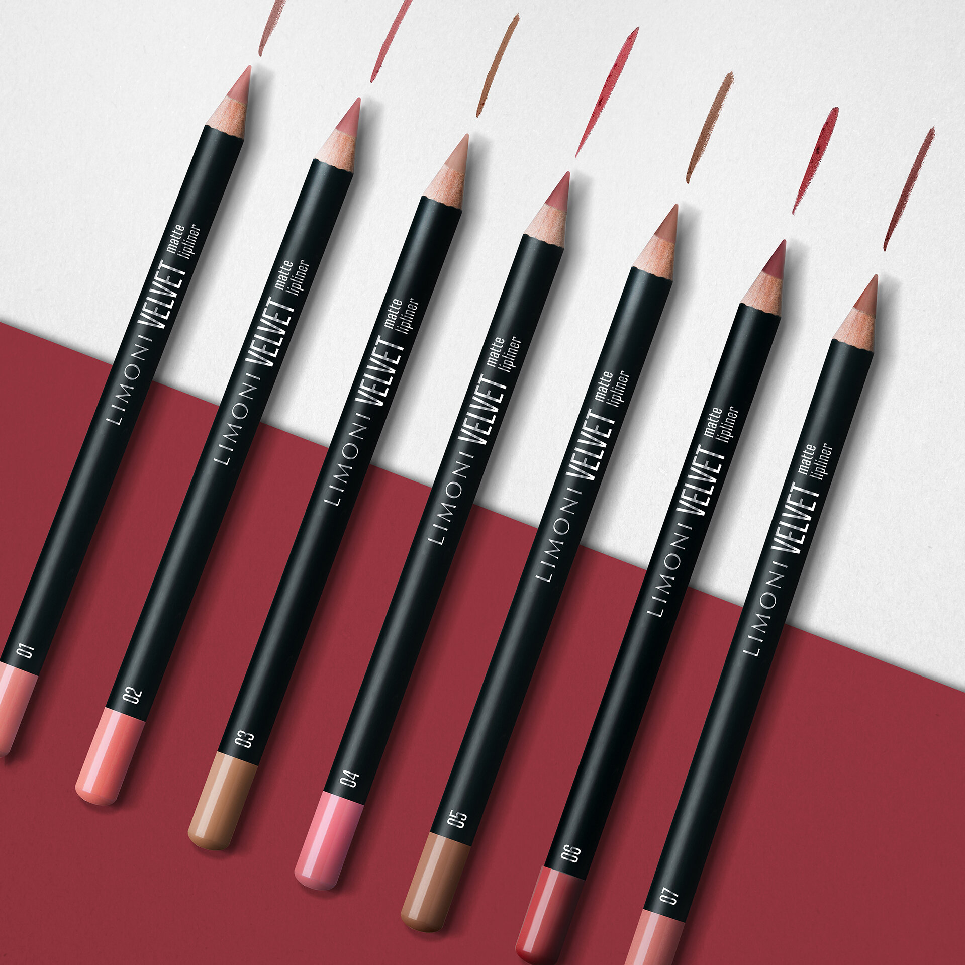 LIMONI Карандаш для губ "Velvet Matte Lipliner", тон 05