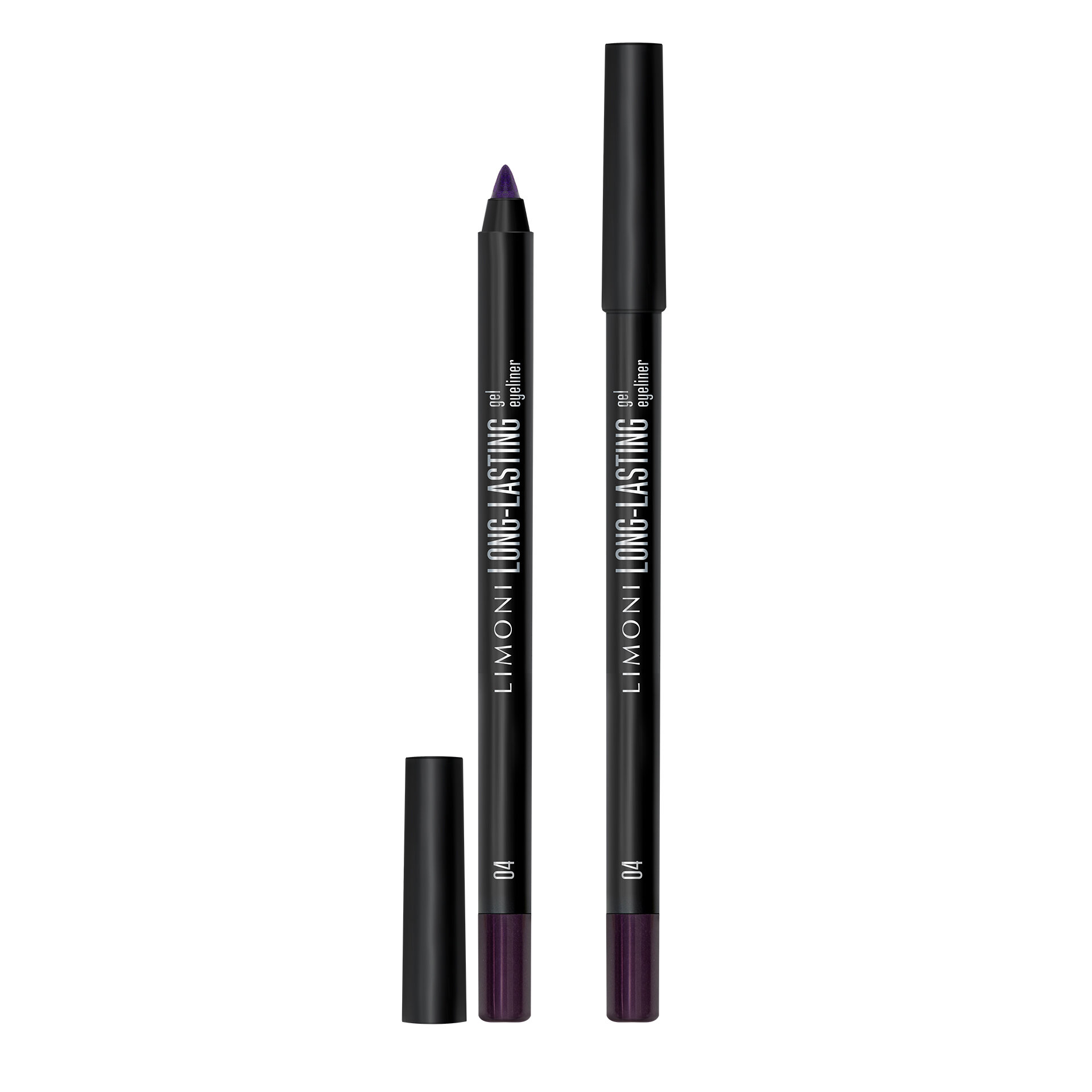 LIMONI Устойчивый гелевый карандаш для глаз "Long-lasting Gel Eyeliner", тон 04
