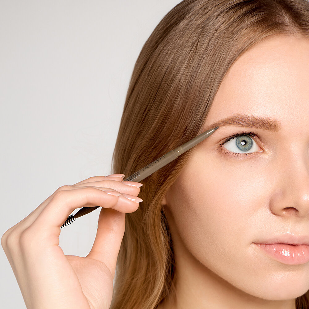LIMONI Автоматический карандаш для бровей "Super Slim Brow Pencil", тон 02