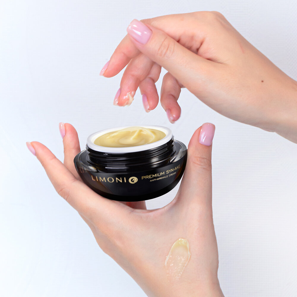 LIMONI Антивозрастной крем для лица со змеиным ядом Premium Syn-Ake Anti-Wrinkle Cream 50ml