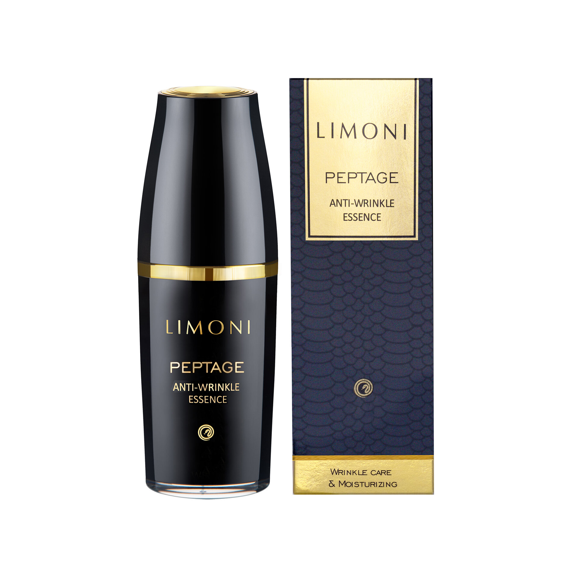 LIMONI Антивозрастная эссенция для лица со змеиным ядом Peptage Anti-Wrinkle Essenсe 50ml