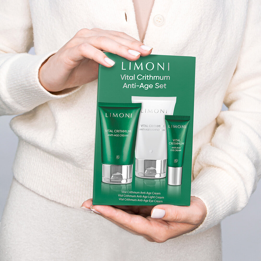 LIMONI VITAL CRITHMUM ANTI-AGE CARE SET (Набор Cream 50ml+Light Cream 50ml+Eye Cream 25ml)