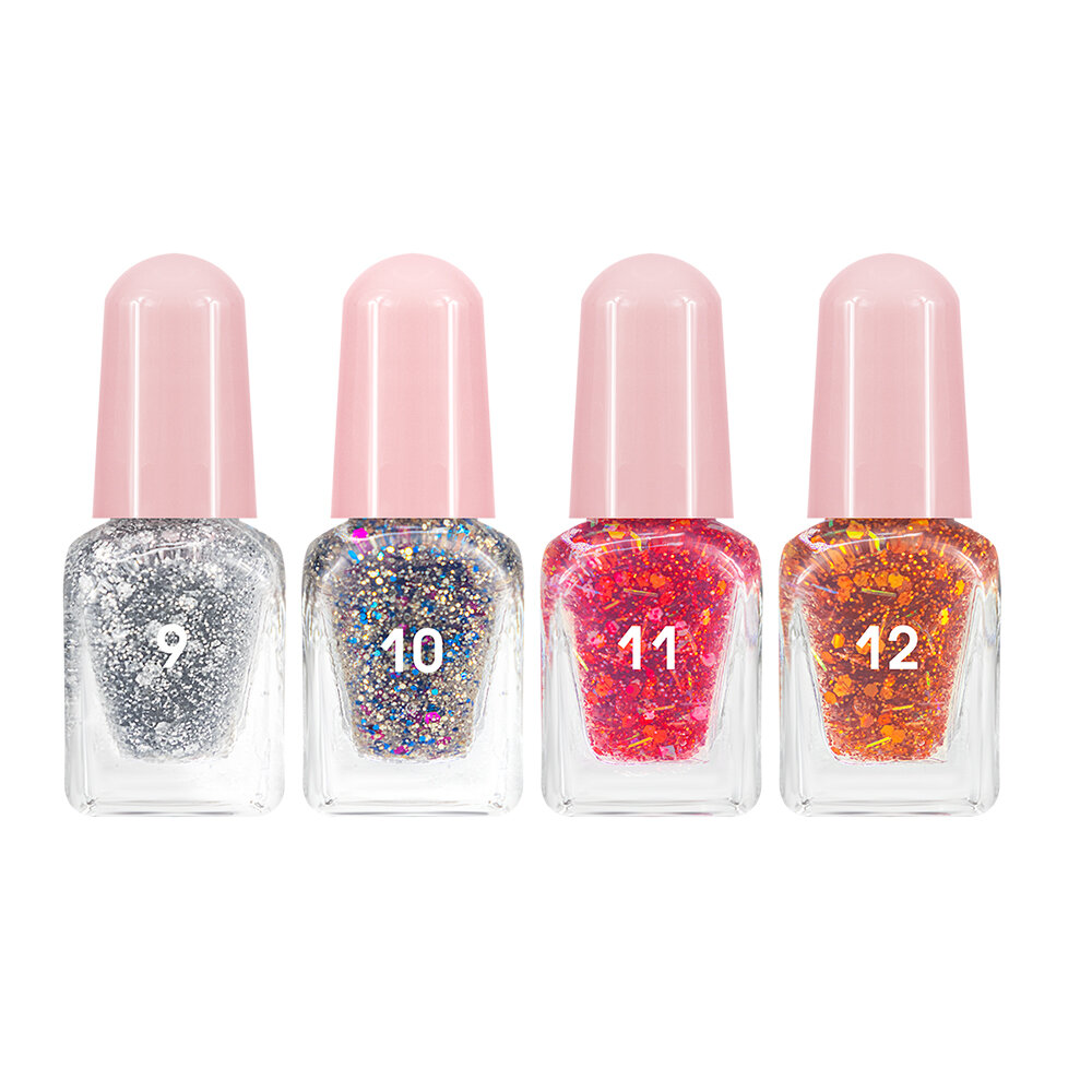 LIMONI Набор мини лаков для ногтей №3 Bambini Mini Nail (лак 9,10,11,12)