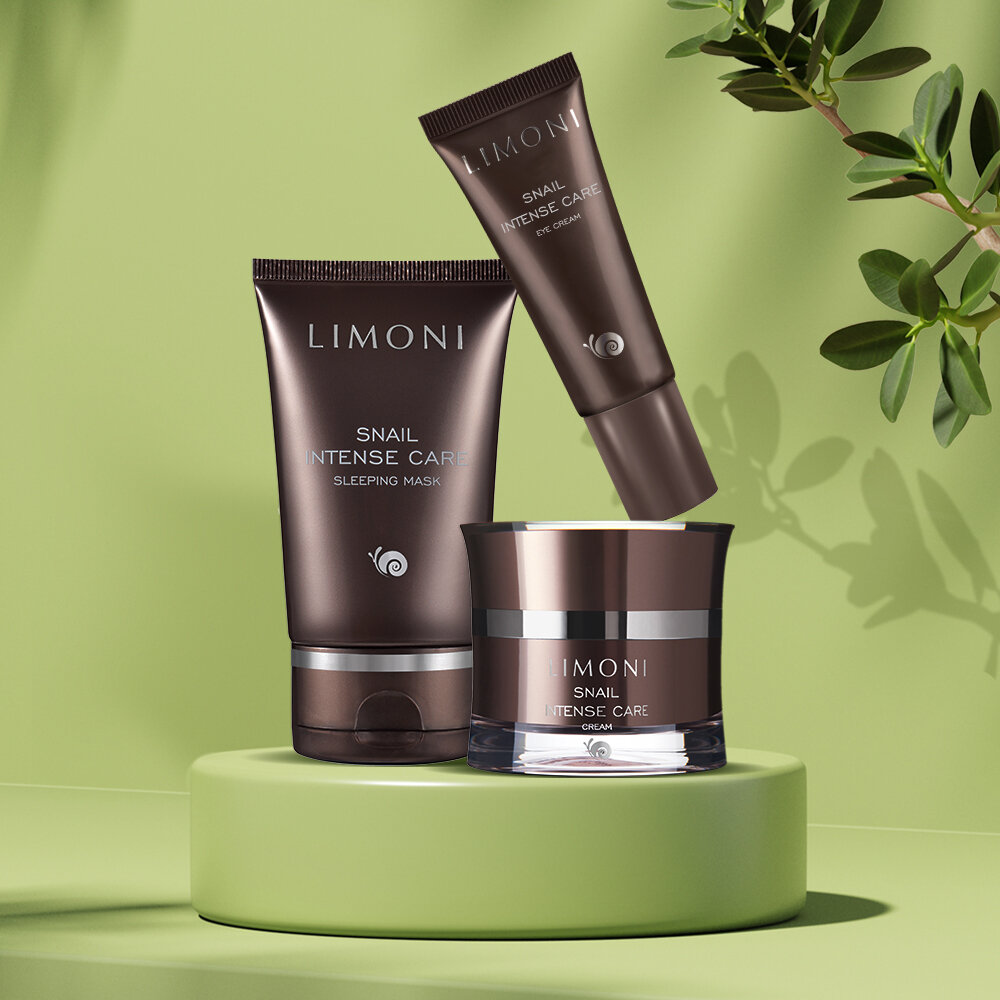 LIMONI Интенсивный крем для век с экстрактом секреции улитки Snail Intense Care Eye Cream 25ml