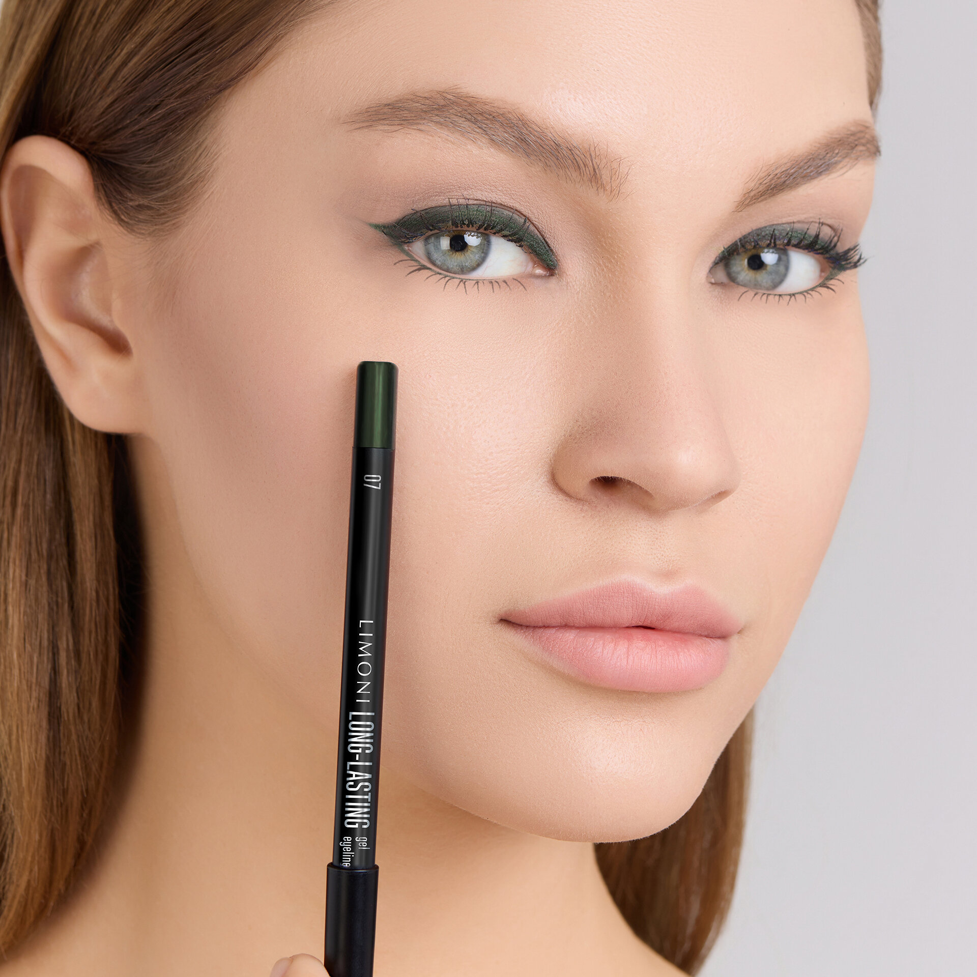 LIMONI Устойчивый гелевый карандаш для глаз "Long-lasting Gel Eyeliner", тон 07