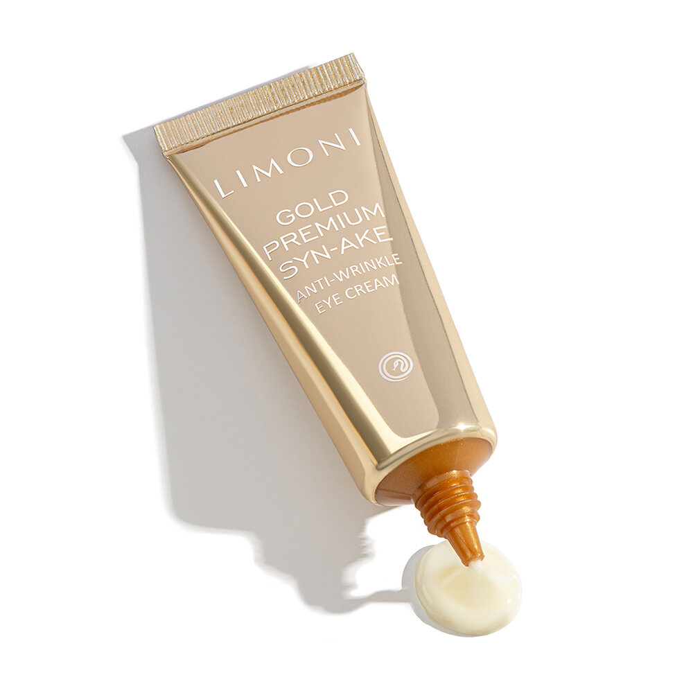 LIMONI Антивозрастной крем для век со зм.ядом и зол.Gold Premium Syn-Ake Anti-Wrinkle Eye Cream 25ml