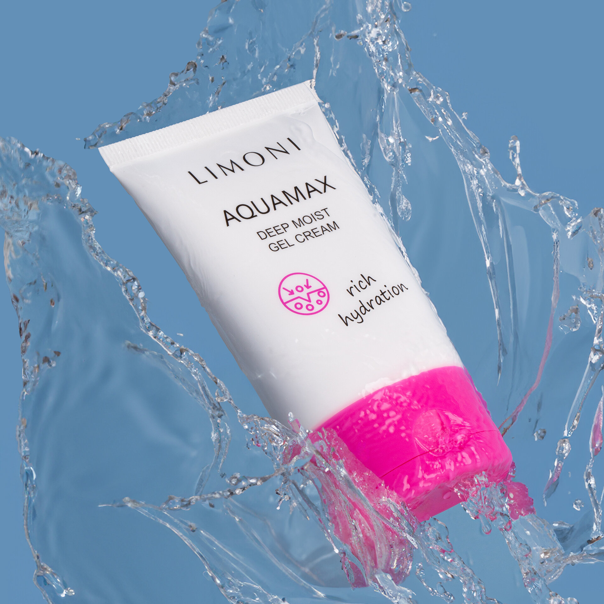  LIMONI Глубокоувлажняющий гель-крем для лица AQUAMAX DEEP MOIST GEL CREAM 50ml
