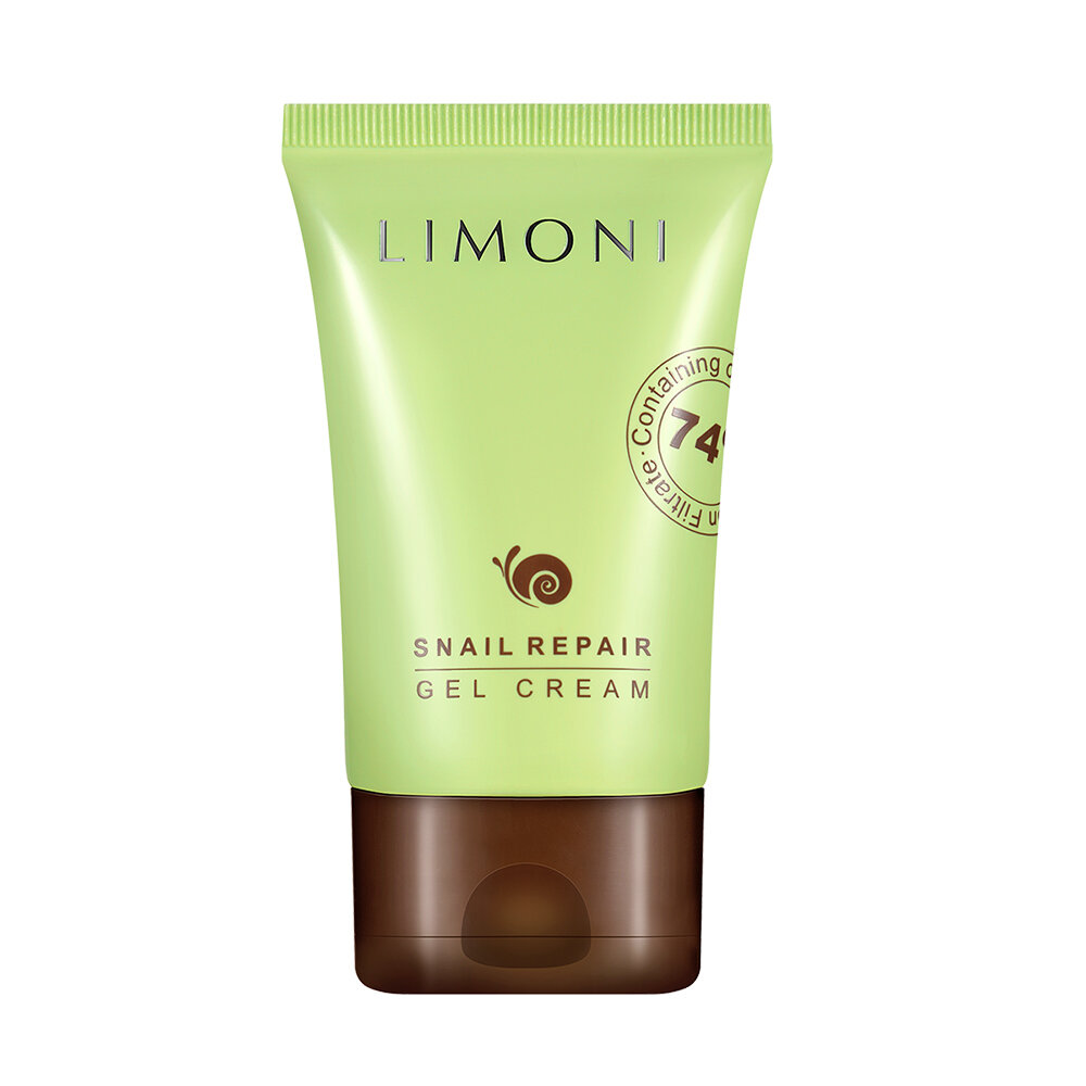 LIMONI Восстанавливающий гель-крем для лица с экстрактом секреции улитки Snail Repair Gel Cream 50ml