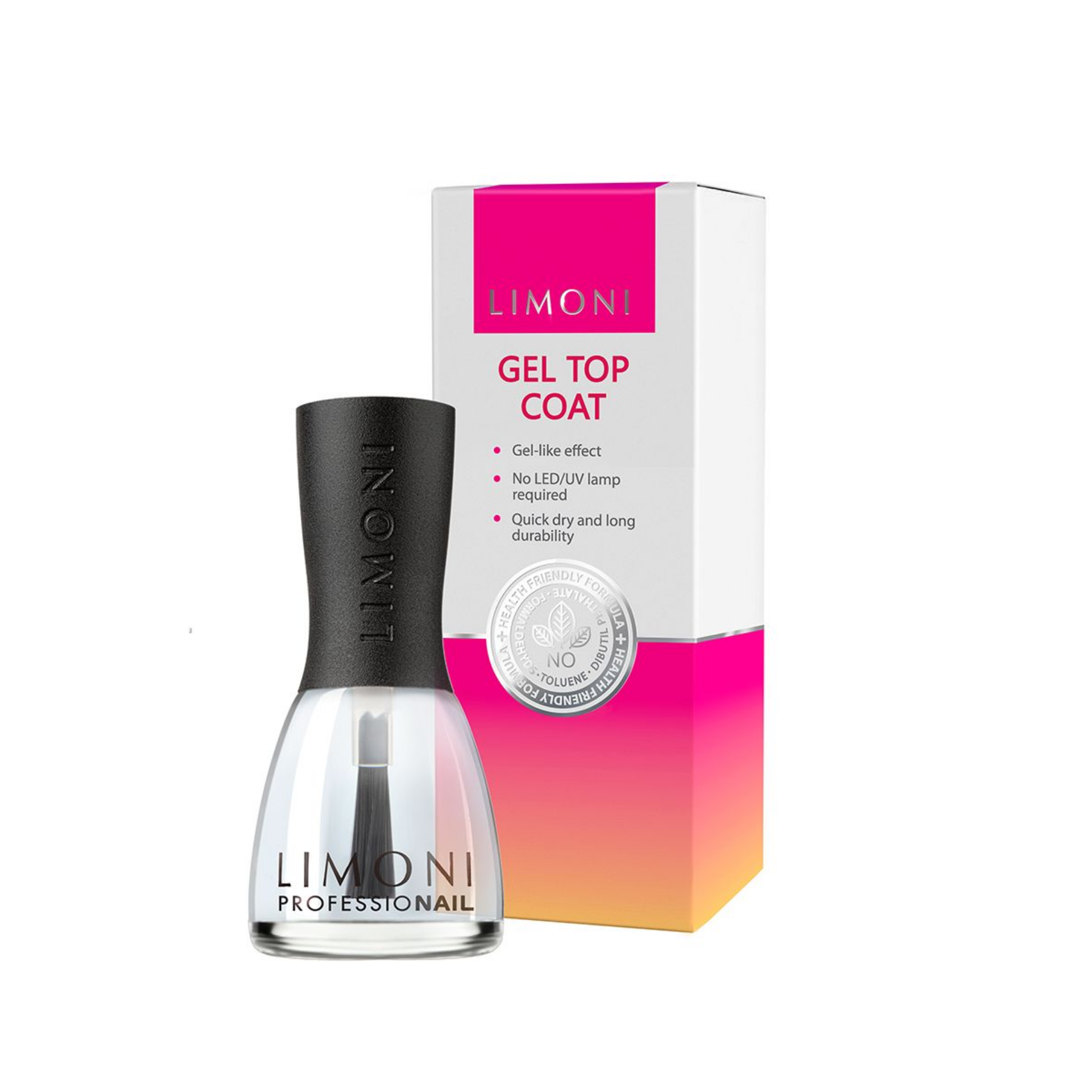 LIMONI Основа и покрытие Gel Top Coat Гелевое покрытие нового поколения 15 мл