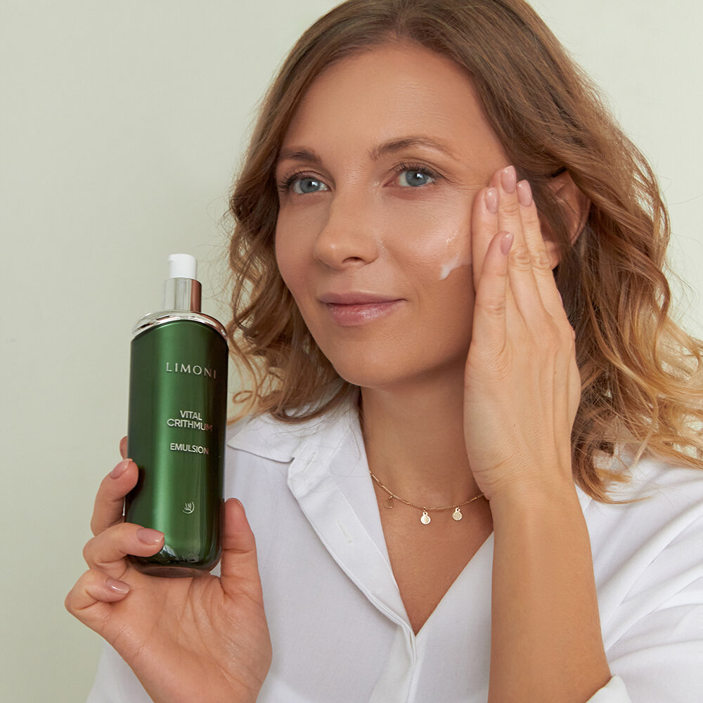 LIMONI Антивозрастная эмульсия для лица с критмумом VITAL CRITHMUM ANTI-AGE EMULSION 100ml