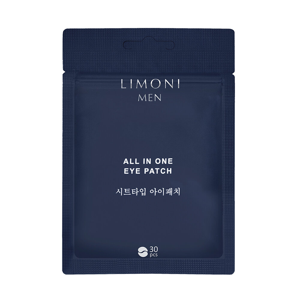 LIMONI MEN Патчи для век антивозрастные All In One Eye Patch 30pcs