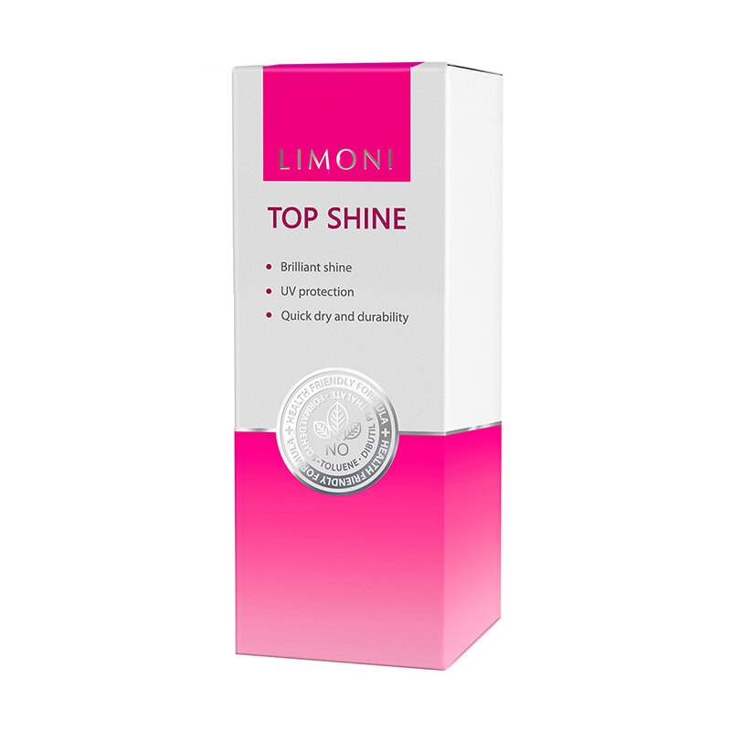 LIMONI Основа и покрытие Top Shine Защита+Ультраблеск 15 мл 