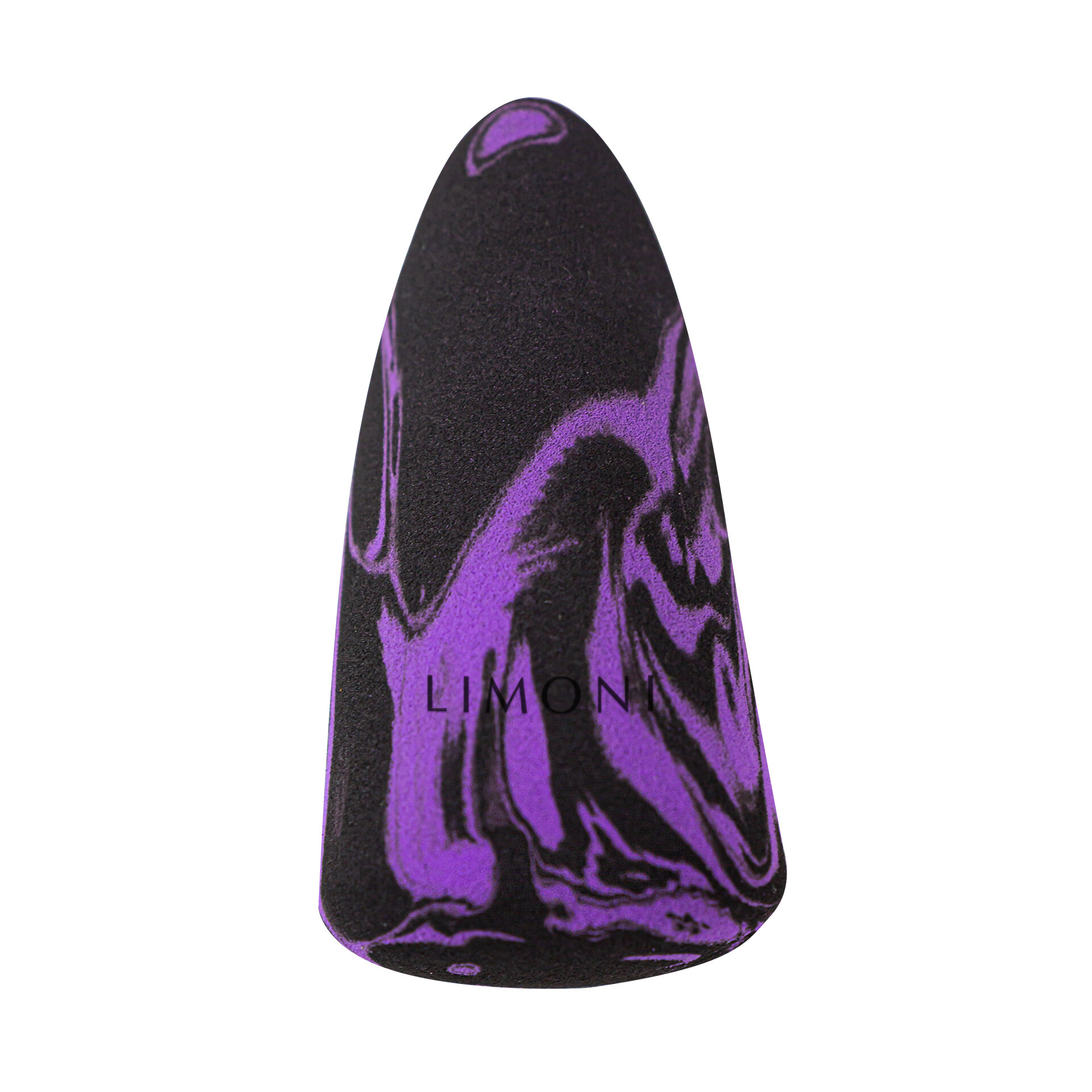 LIMONI Спонж для макияжа "Makeup Sponge" Black Purple
