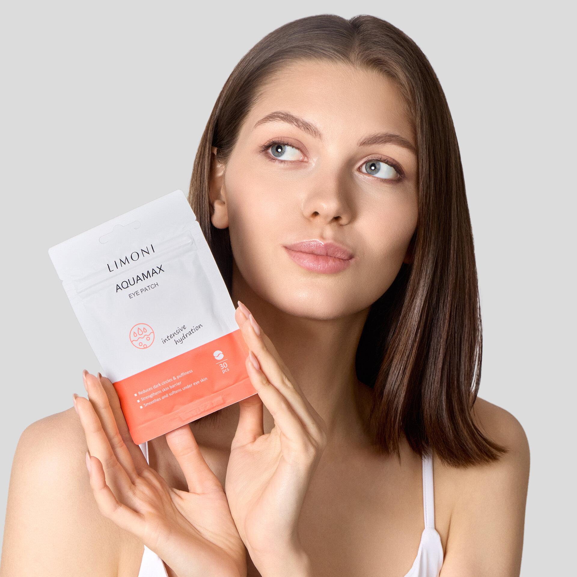 LIMONI Патчи для век увлажняющие Aquamax Eye Patch 30pcs