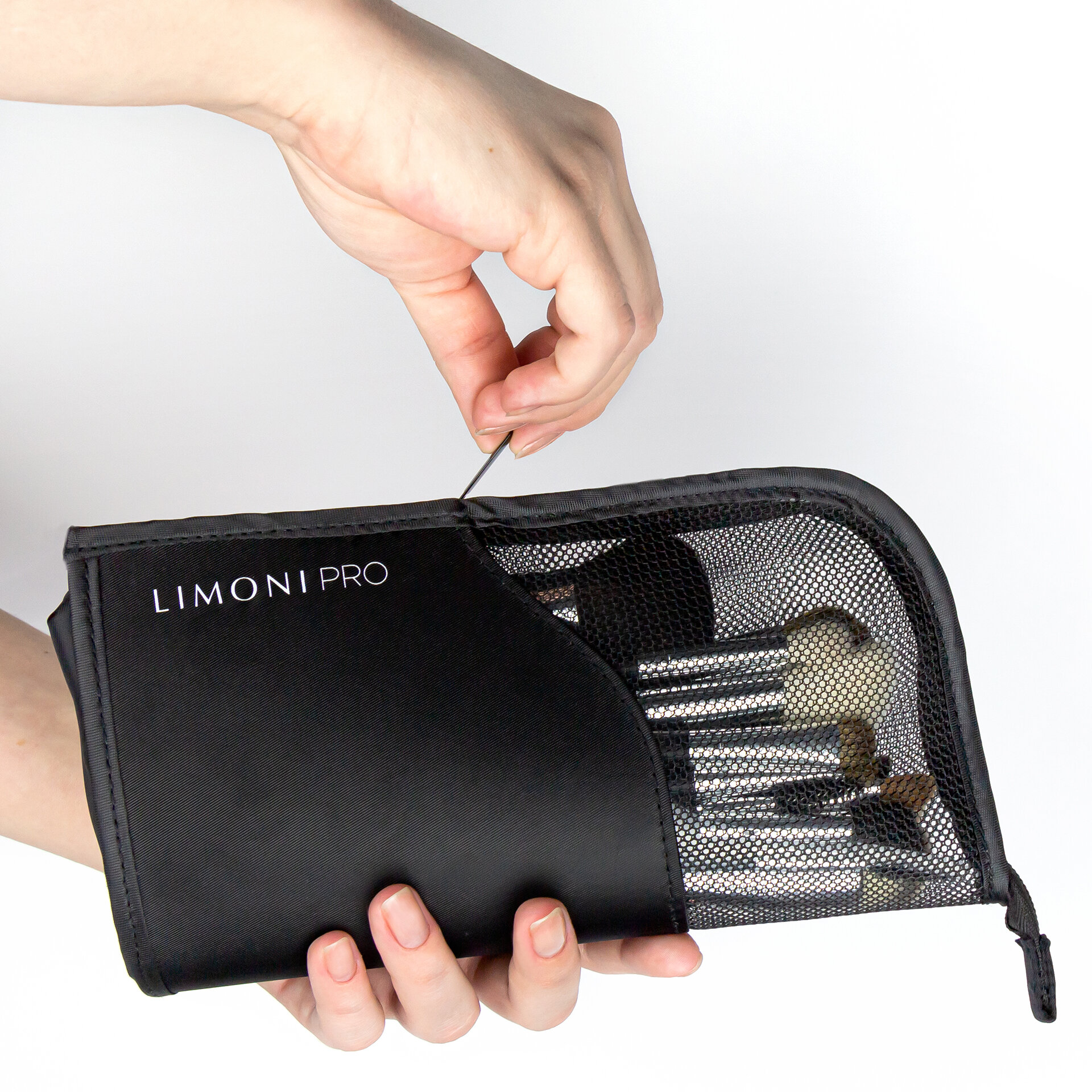LIMONI Professional Тубус на молнии для кистей и аксессуаров