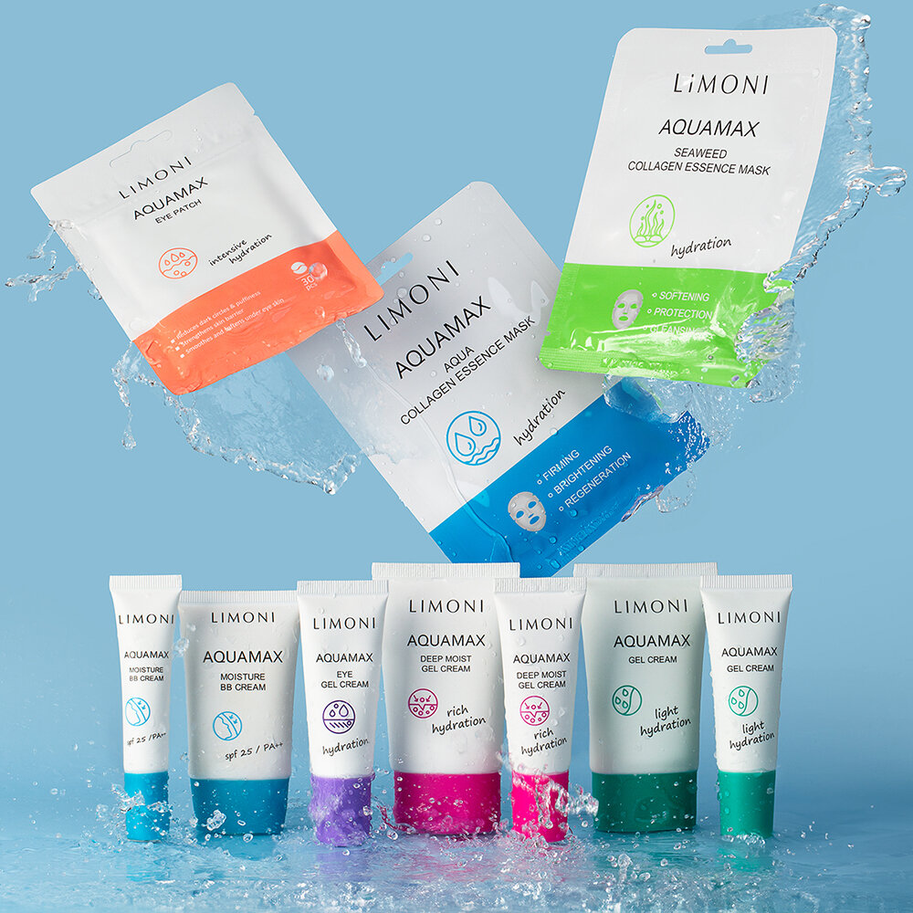LIMONI Маска для лица вос. с экстрактом морских водорослей и кол.Seaweed Collagen Essence Mask 23***
