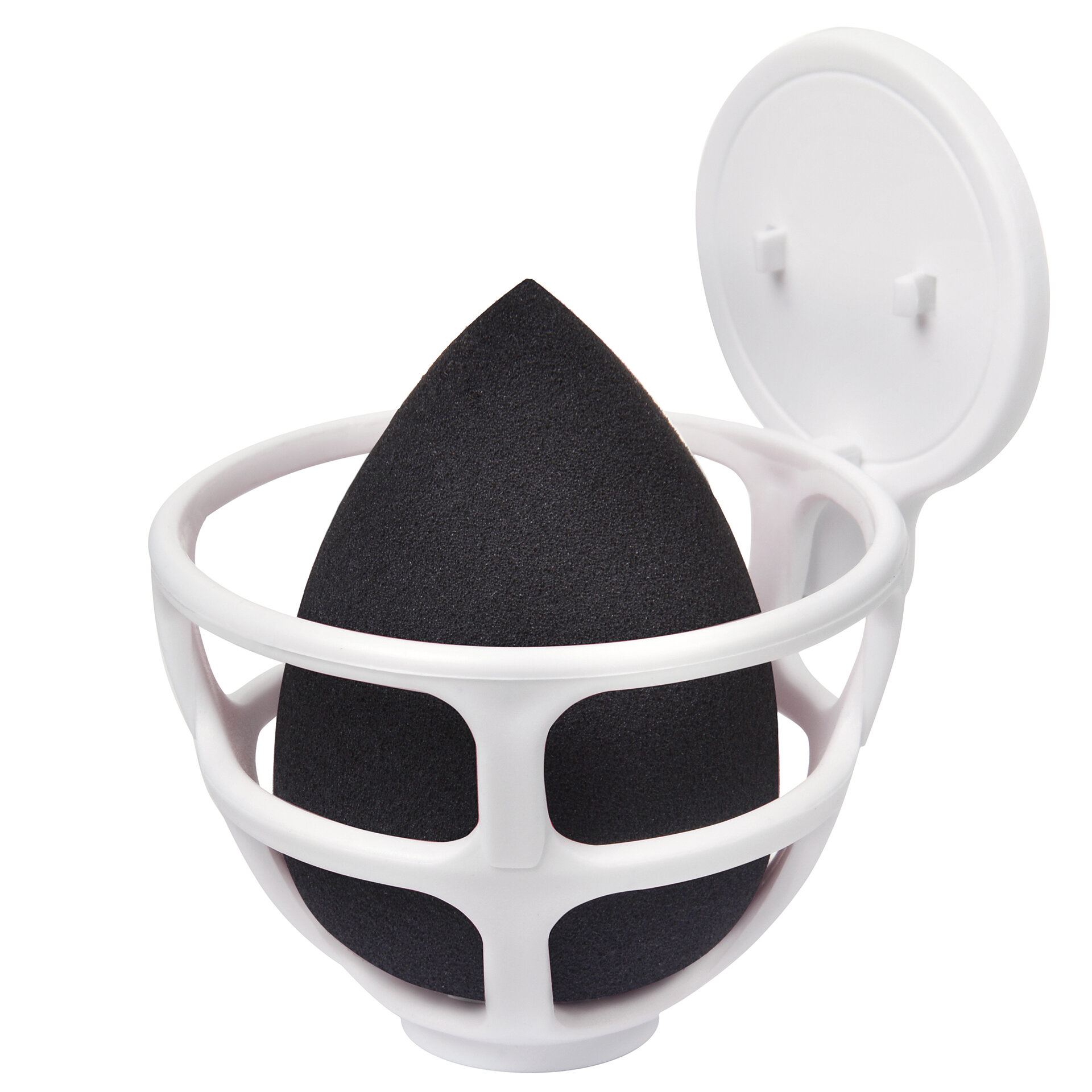 LIMONI Спонж для макияжа в наборе с корзинкой "Blender Makeup Sponge" Black