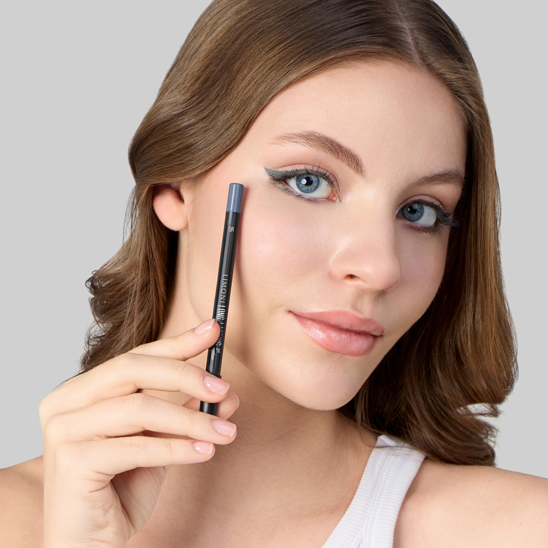 LIMONI Устойчивый гелевый карандаш для глаз "Long-lasting Gel Eyeliner", тон 05