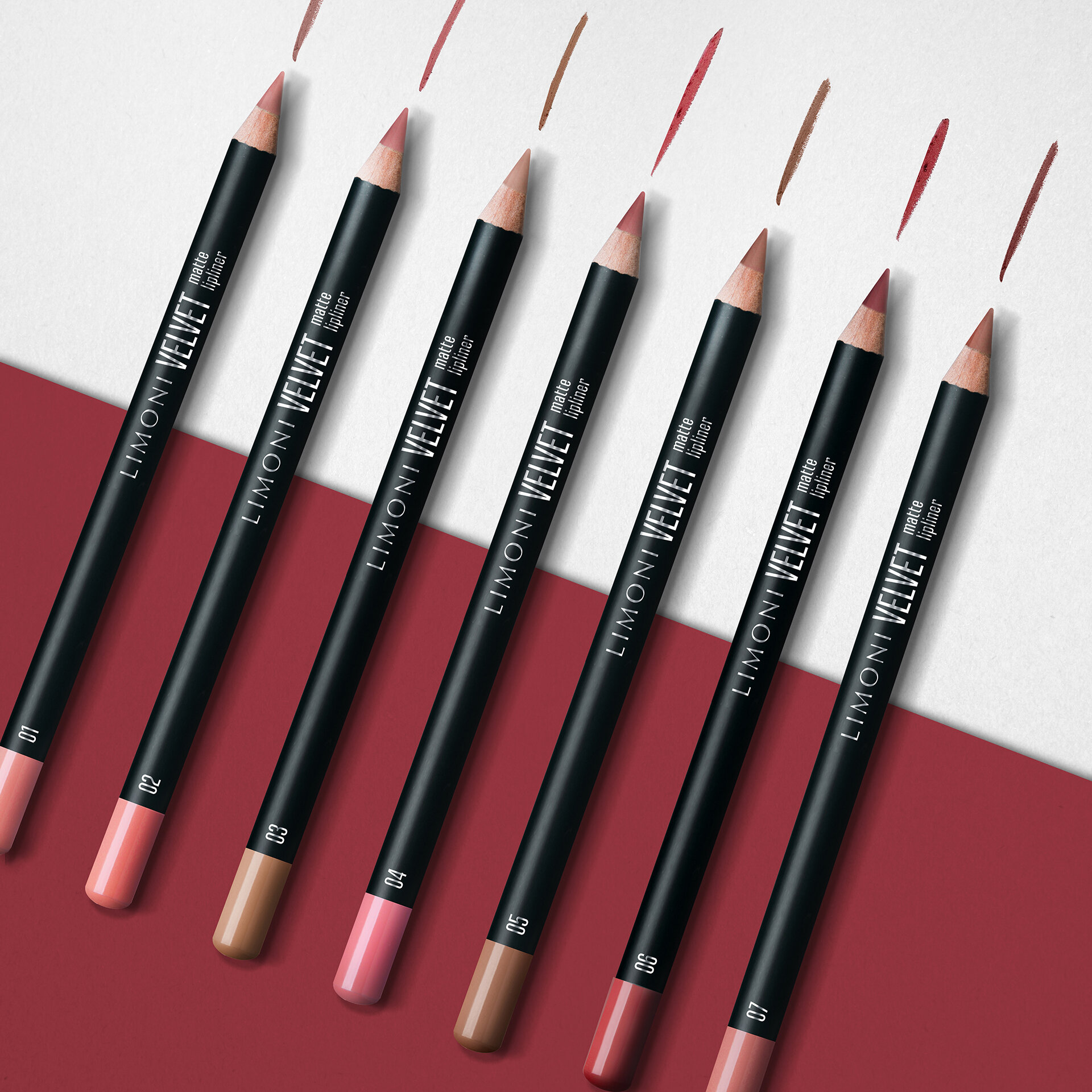 LIMONI Карандаш для губ "Velvet Matte Lipliner", тон 03