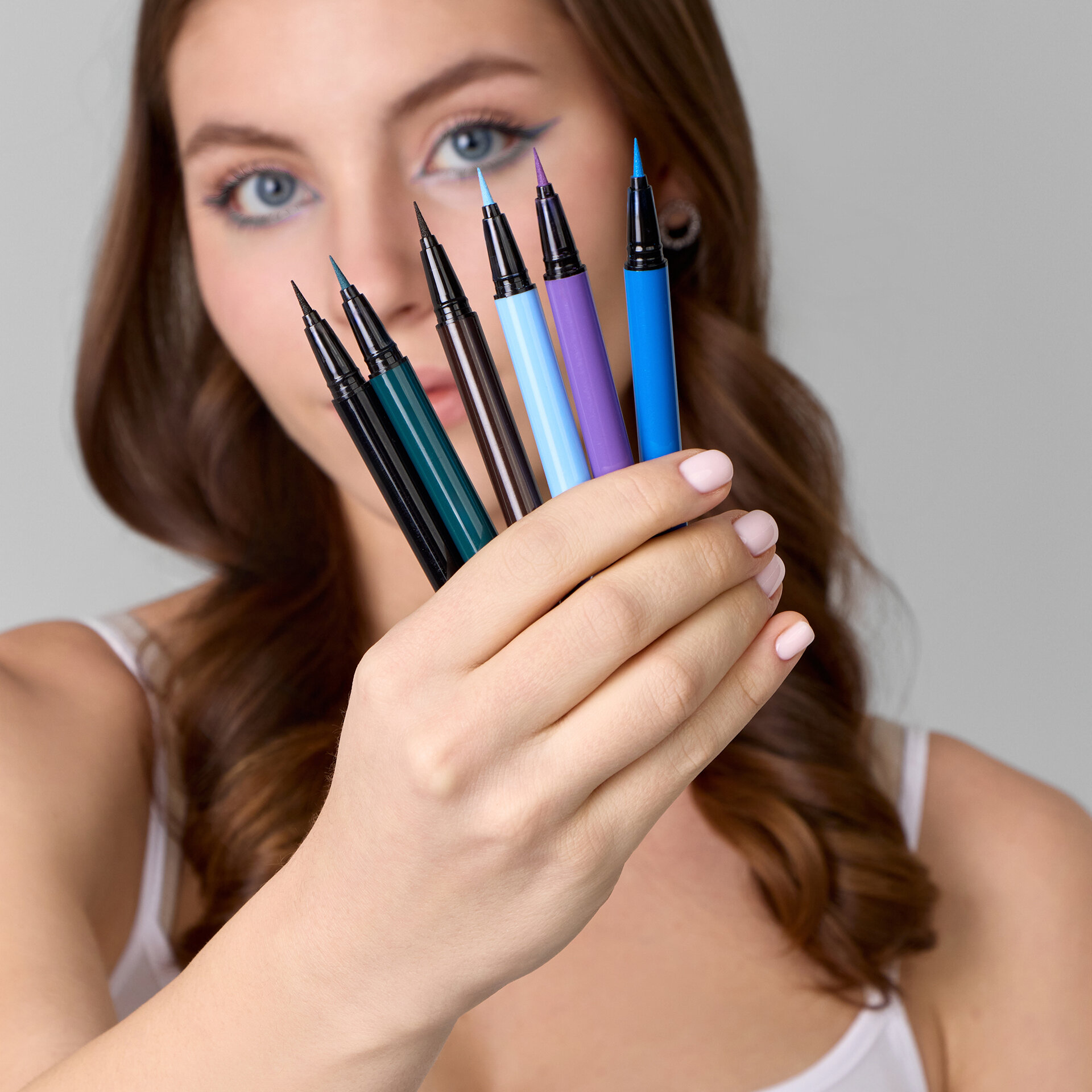 LIMONI Водостойкая подводка-фломастер  "Color Waterproof Eyestyler", тон 02