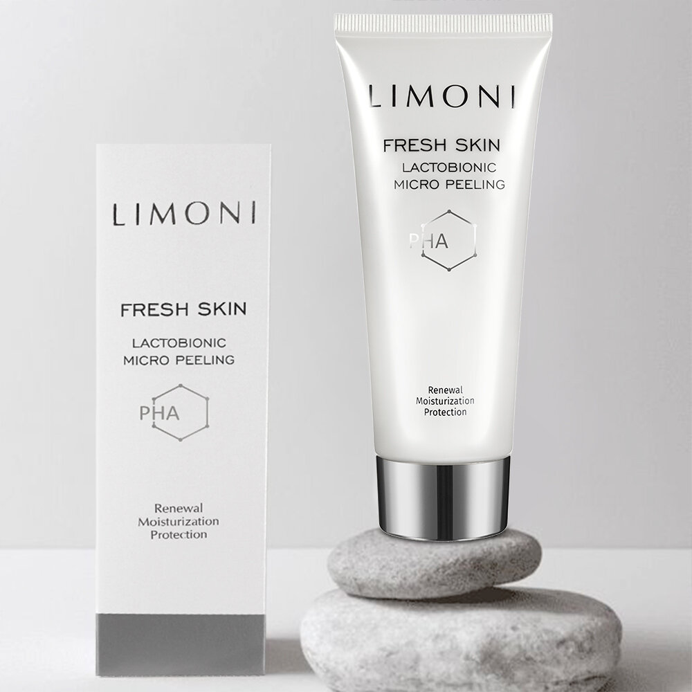 LIMONI Гель-скатка для лица Lactobionic Micro Peeling 100 ml