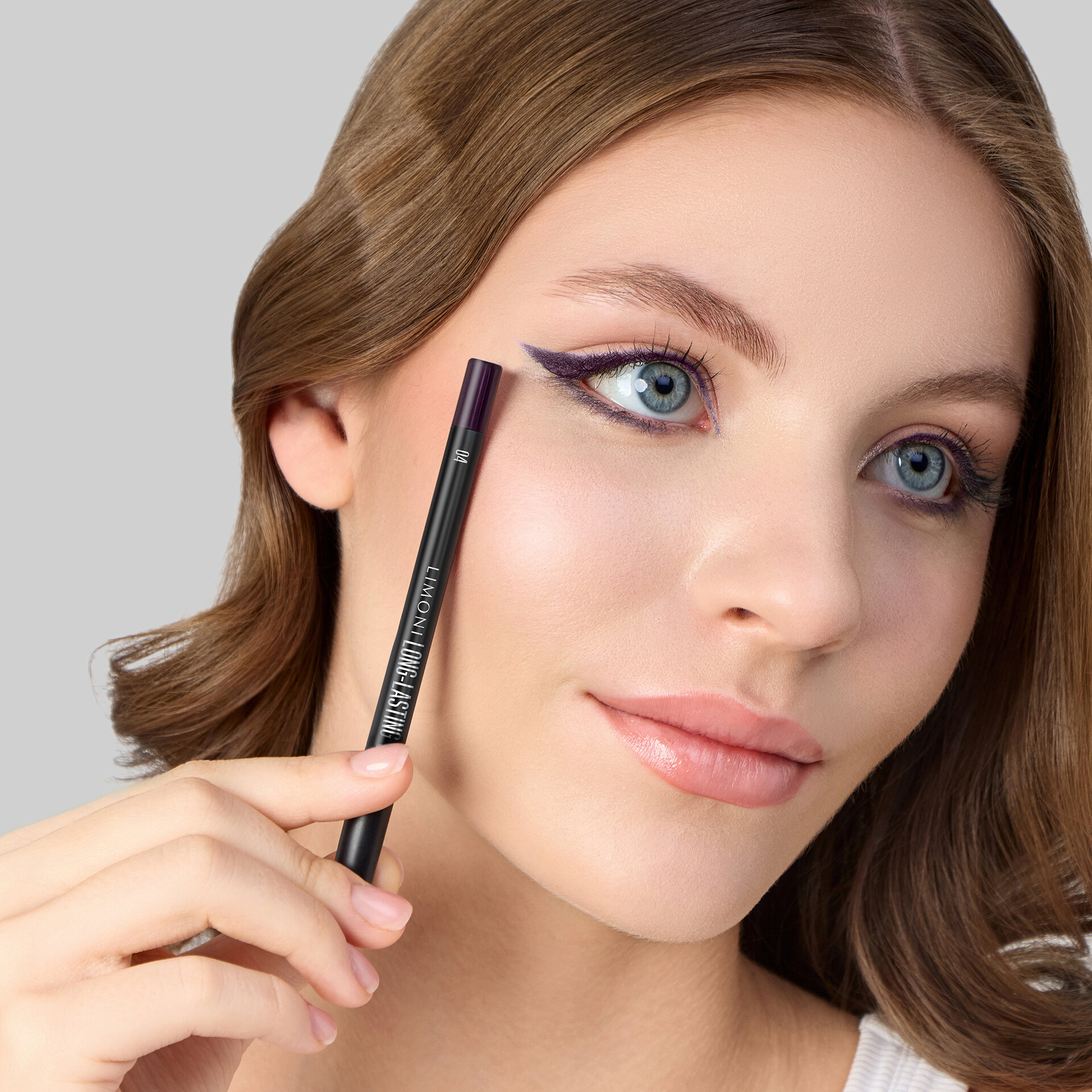LIMONI Устойчивый гелевый карандаш для глаз "Long-lasting Gel Eyeliner", тон 04