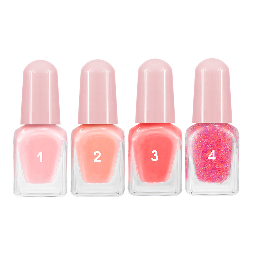 LIMONI Набор мини лаков для ногтей №1 Bambini Mini Nail (лак 1,2,3,4)