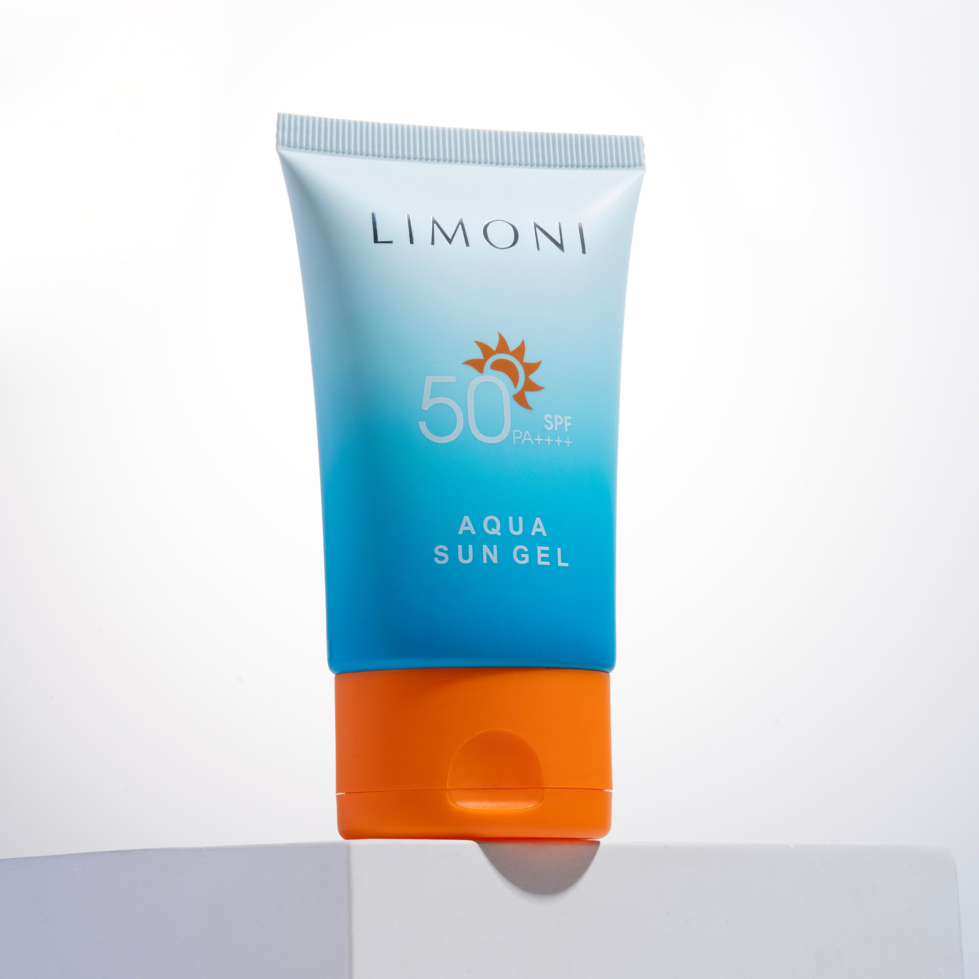 LIMONI Солнцезащитный крем-гель SPF 50+РА++++  Aqua Sun Gel 50ml