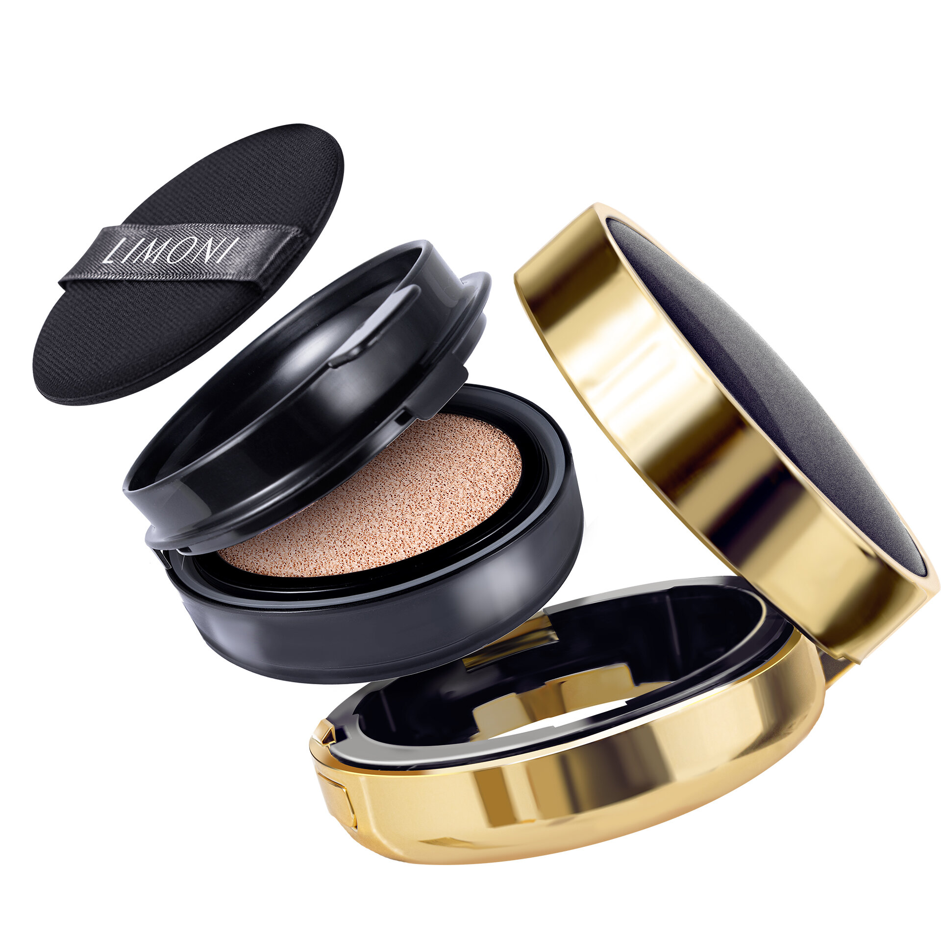 LIMONI Тональный флюид кушон All Stay Cover Cushion SPF 35 / PA++ Refill 01 Light 