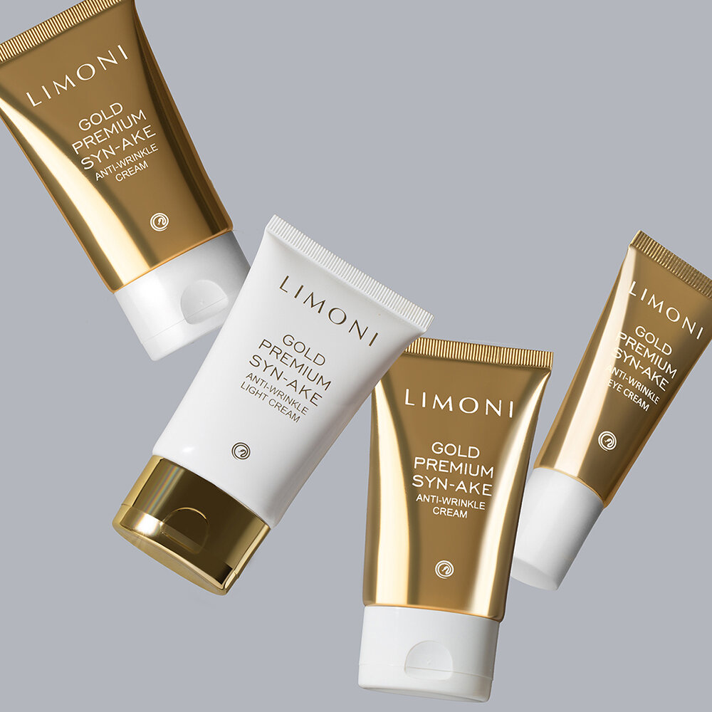 LIMONI Антивозрастной крем для век со зм.ядом и зол.Gold Premium Syn-Ake Anti-Wrinkle Eye Cream 25ml