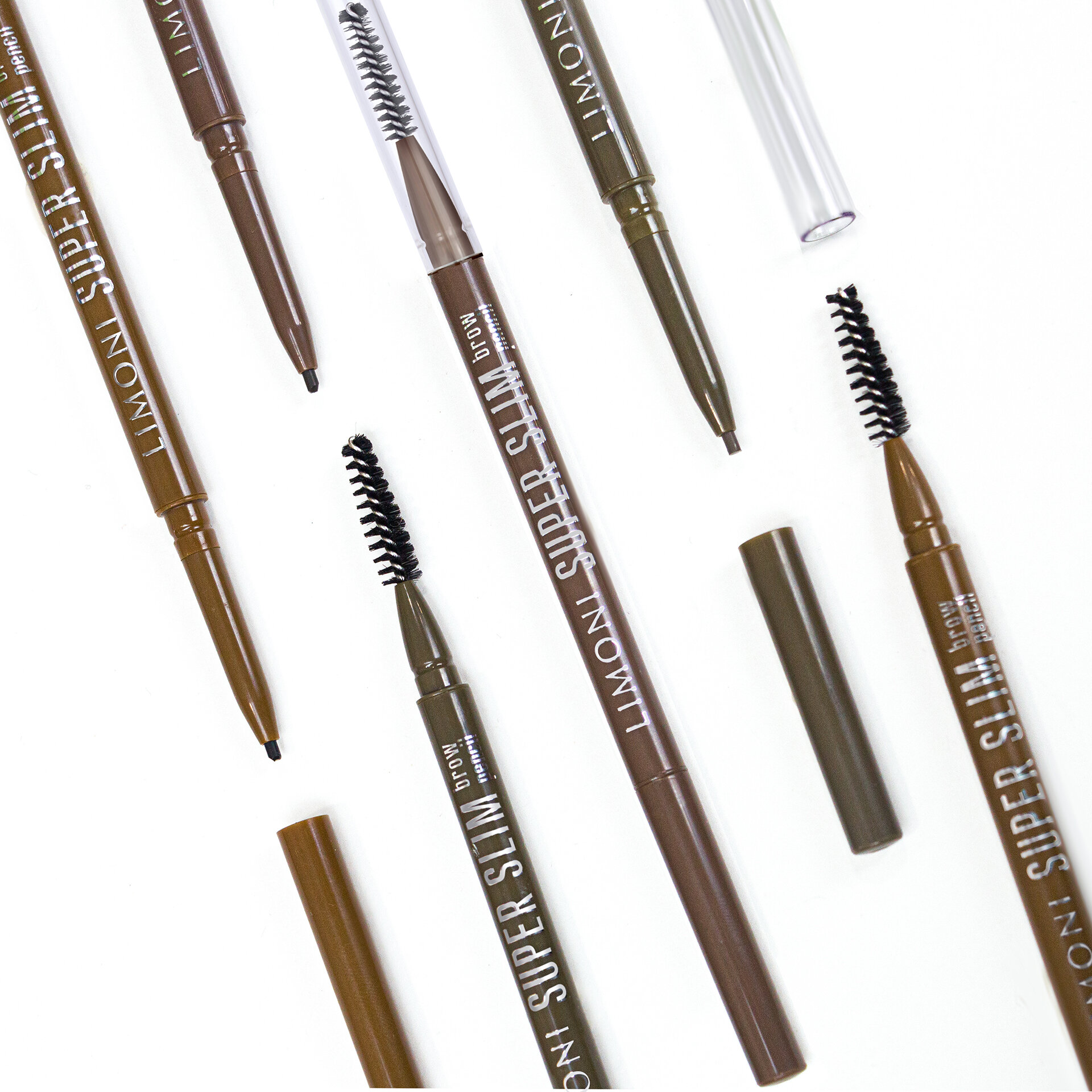 LIMONI Автоматический карандаш для бровей "Super Slim Brow Pencil", тон 02