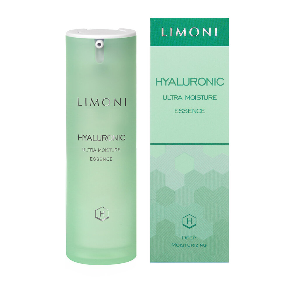 LIMONI Ультраувлажняющая эссенция для лица с гиалур.кислотой Hyaluronic Ultra Moisture Essence 30ml