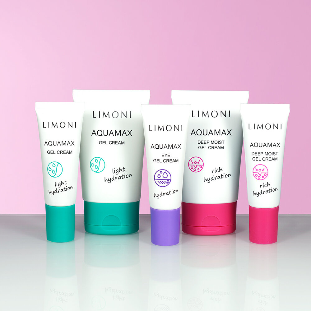 LIMONI Увлажняющий гель-крем для век AQUAMAX EYE GEL CREAM 25ml