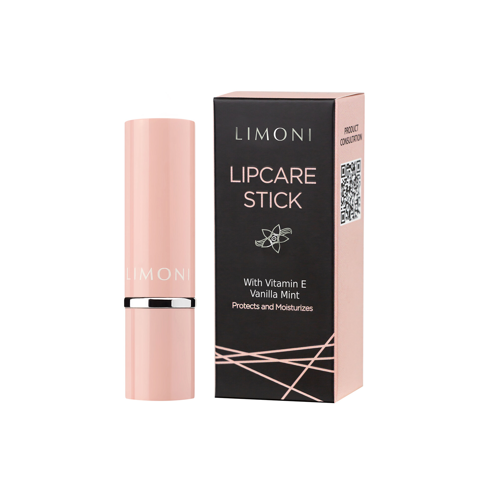 LIMONI Бальзам для губ Lipcare Stick "Ванильная мята"