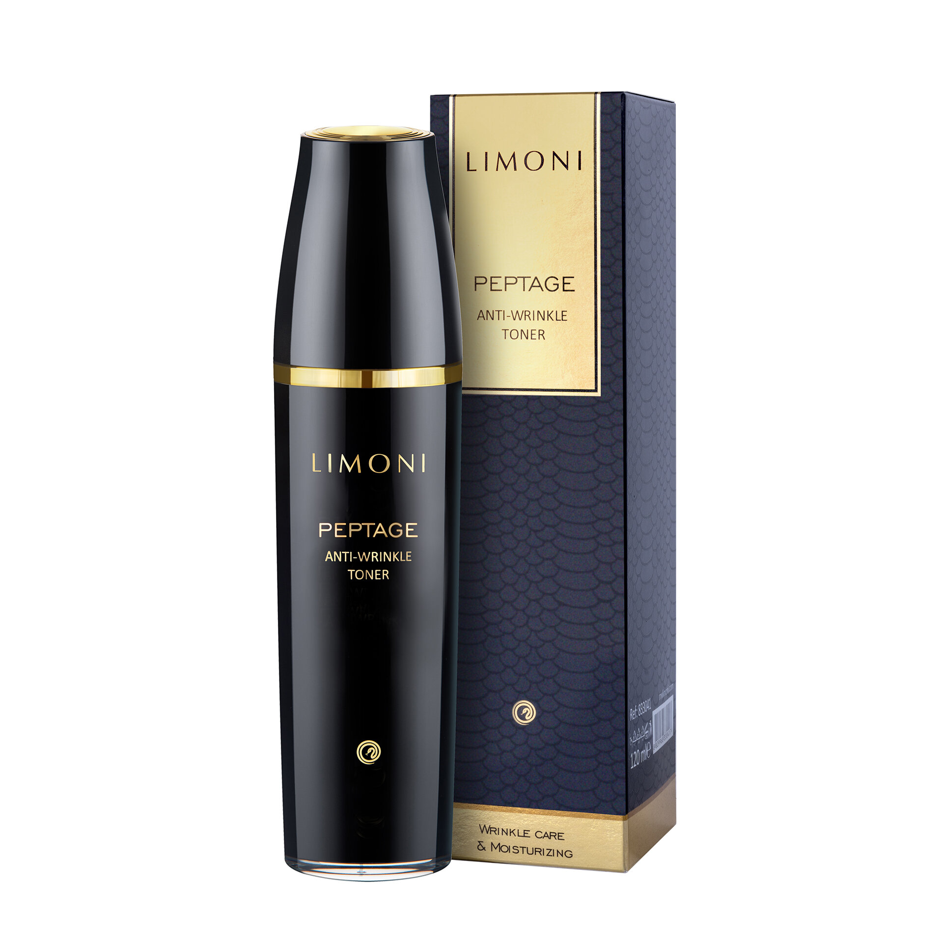 LIMONI Антивозрастной тонер для лица со змеиным ядом Peptage Anti-Wrinkle Toner 120ml