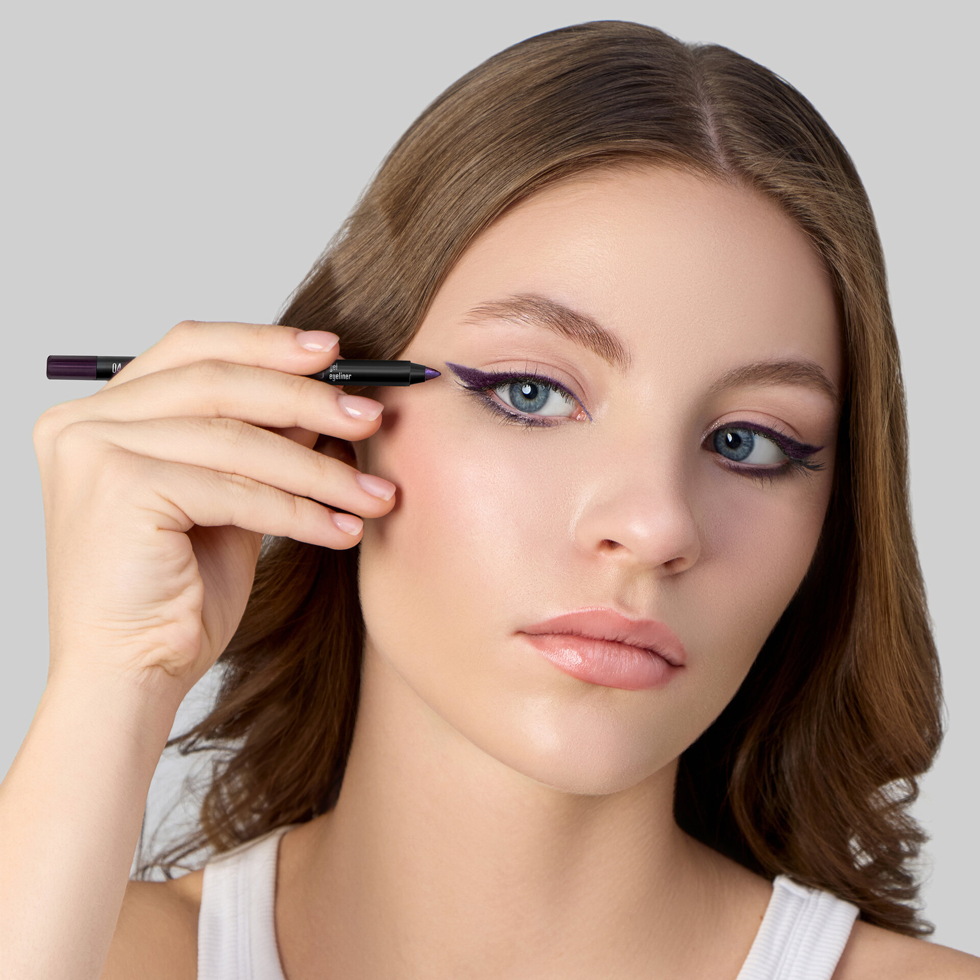LIMONI Устойчивый гелевый карандаш для глаз "Long-lasting Gel Eyeliner", тон 04