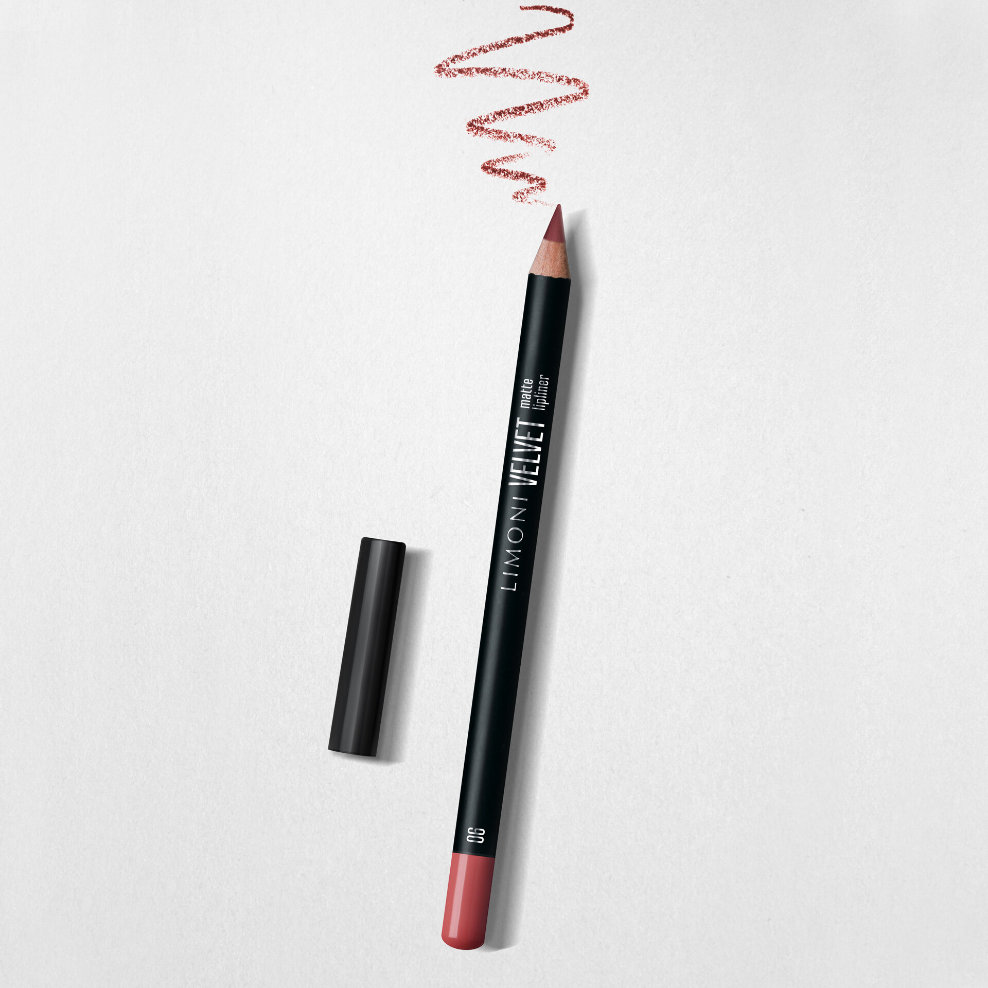 LIMONI Карандаш для губ "Velvet Matte Lipliner", тон 06