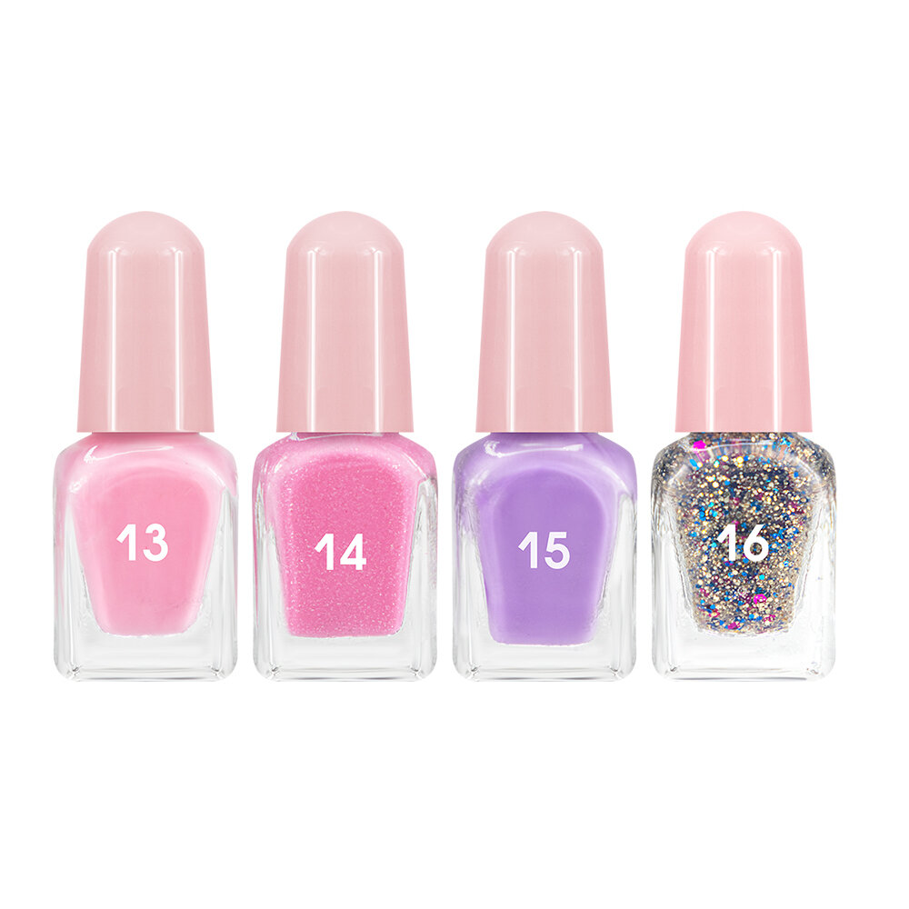 LIMONI Набор мини лаков для ногтей №4 Bambini Mini Nail (лак 13,14,15,16)