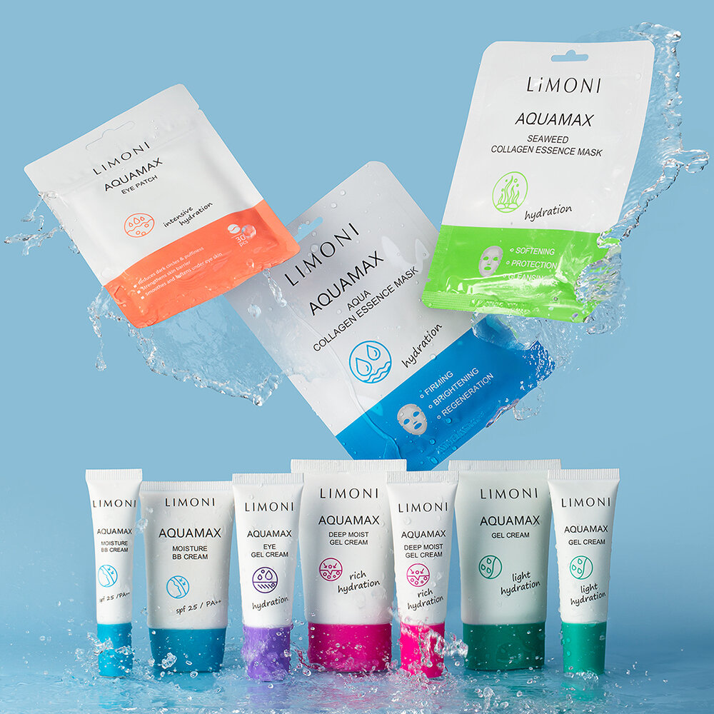 LIMONI Патчи для век увлажняющие Aquamax Eye Patch 30pcs