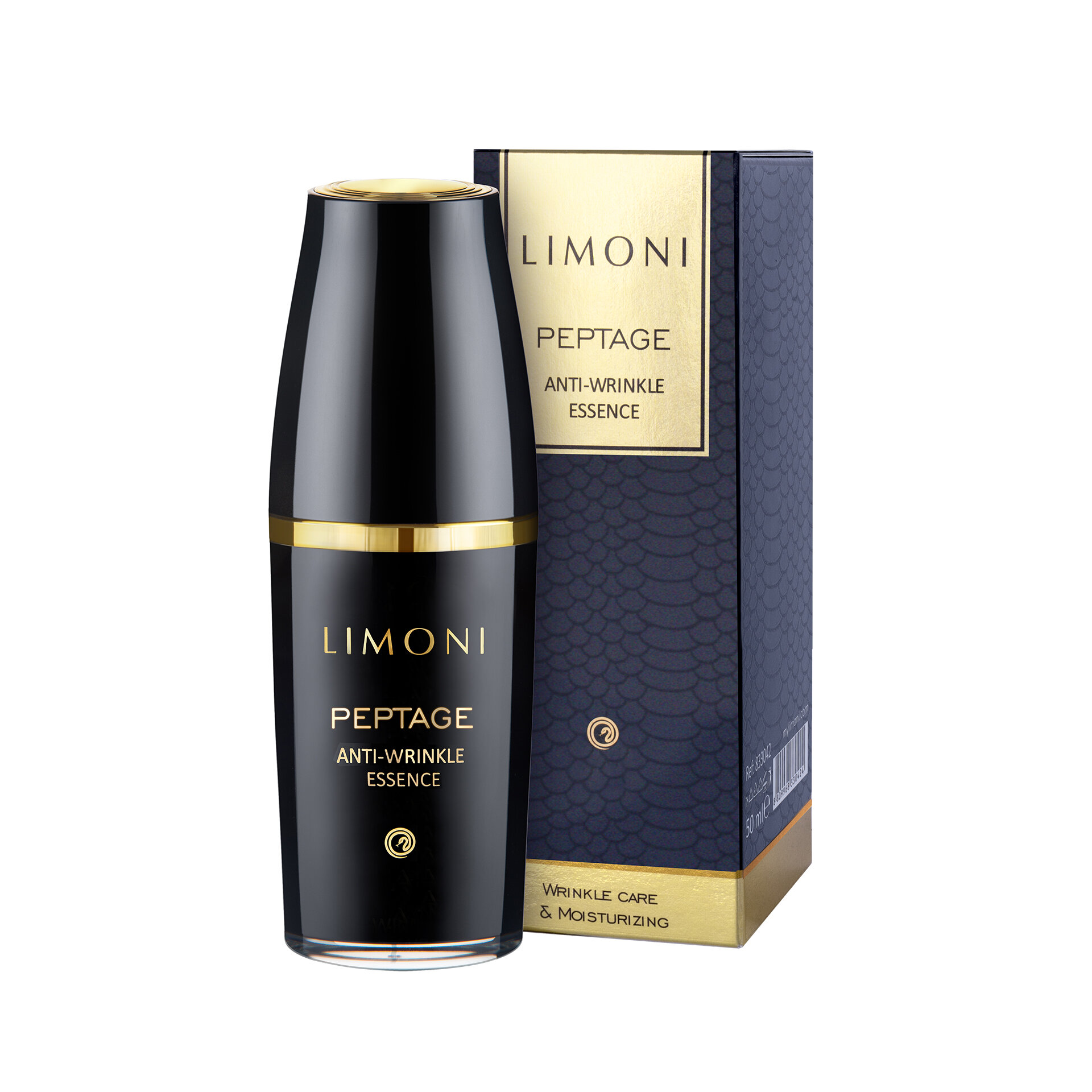 LIMONI Антивозрастная эссенция для лица со змеиным ядом Peptage Anti-Wrinkle Essenсe 50ml