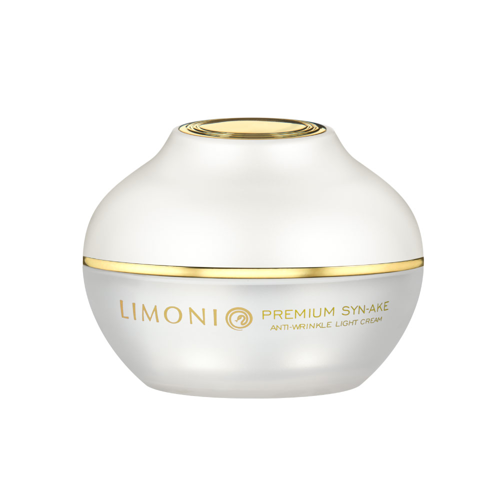 LIMONI Антивозрастной легкий крем для лица со зм.ядом Premium Syn-Ake Anti-Wrinkle Cream Light 50ml