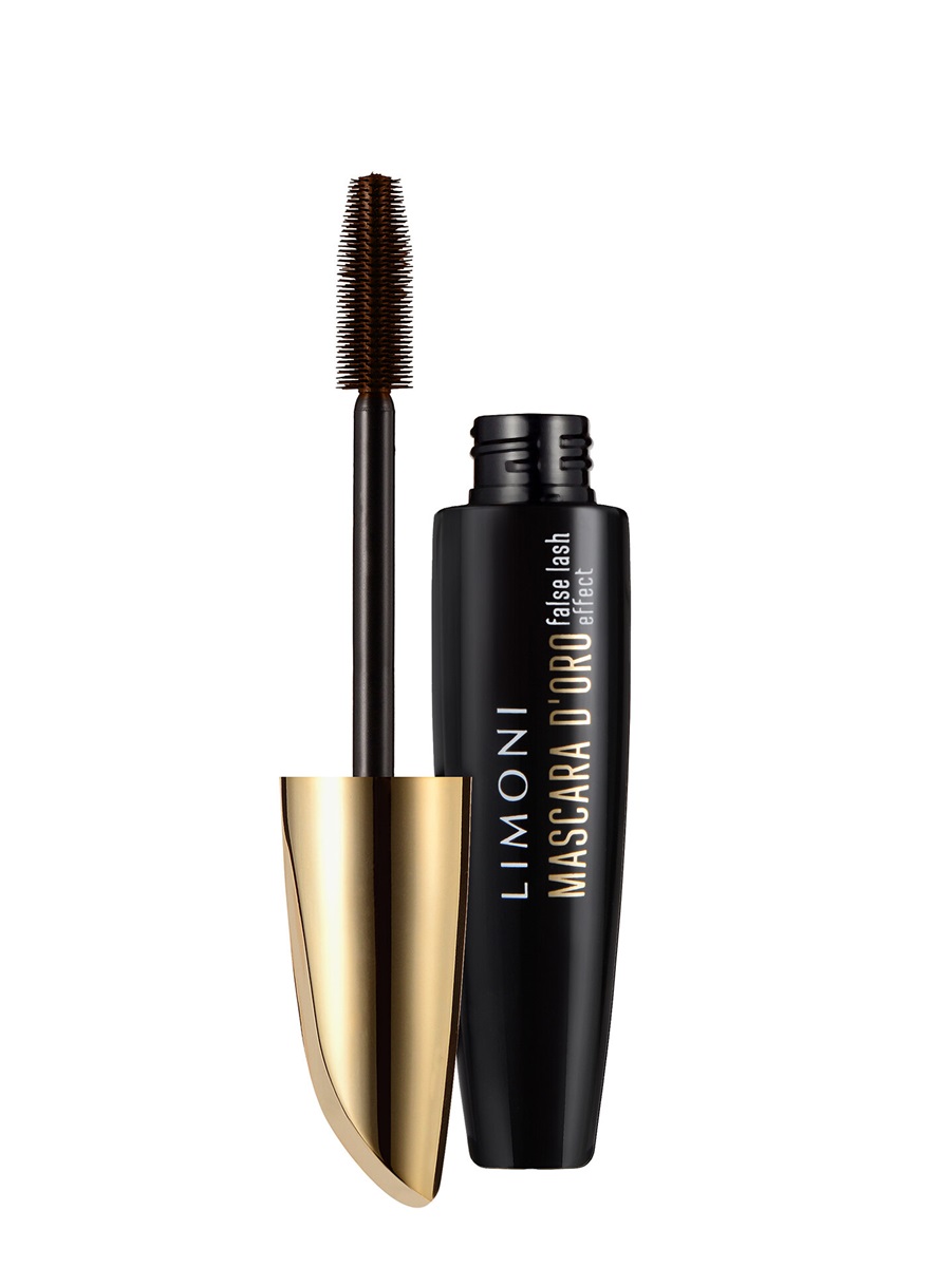 LIMONI Тушь эффект накладных ресниц "Mascara D'oro" тон 02 brown
