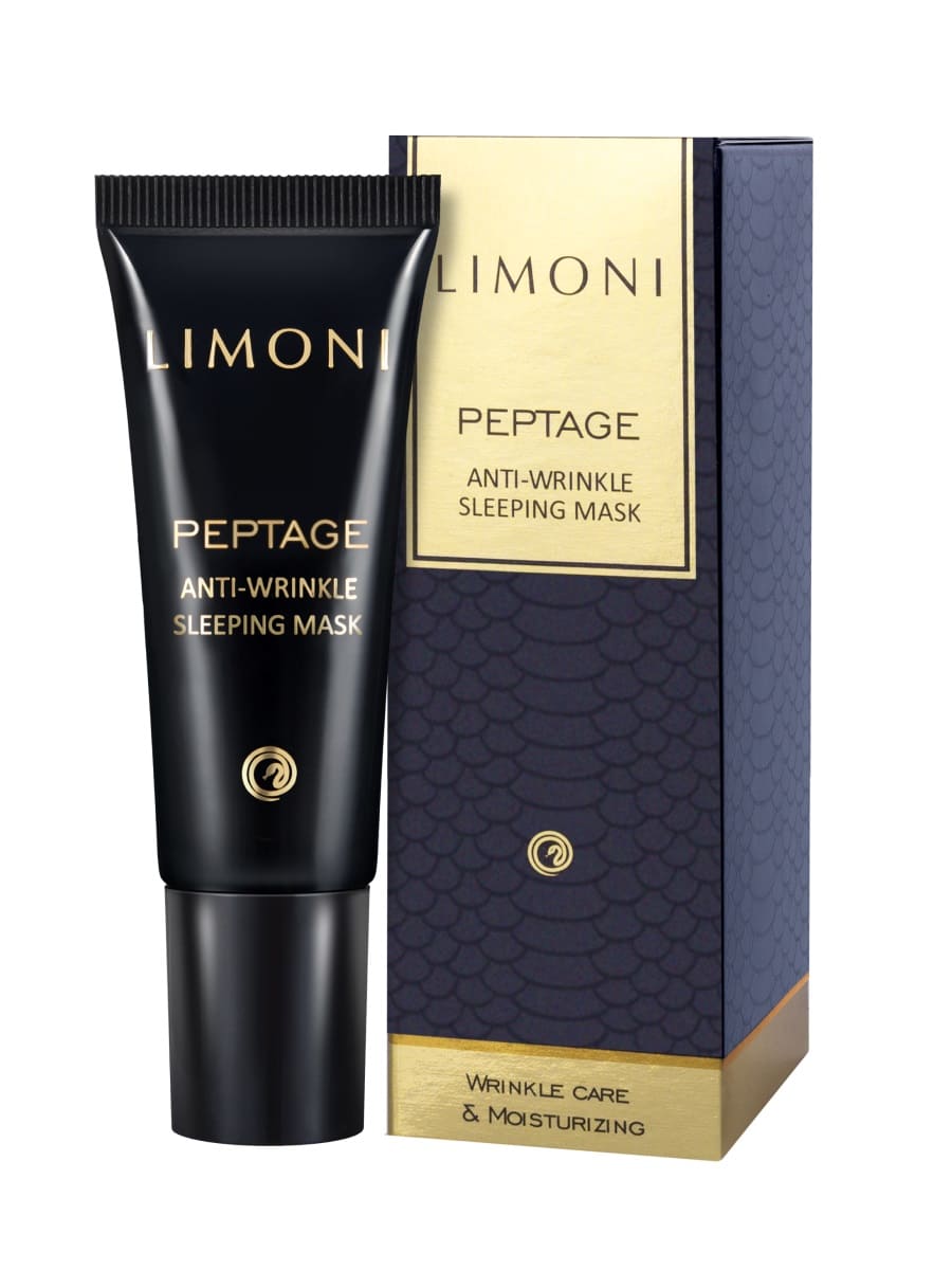 LIMONI Антивозрастная ночная маска со змеиным ядом Peptage Anti-Wrinkle Sleeping Mask 25ml