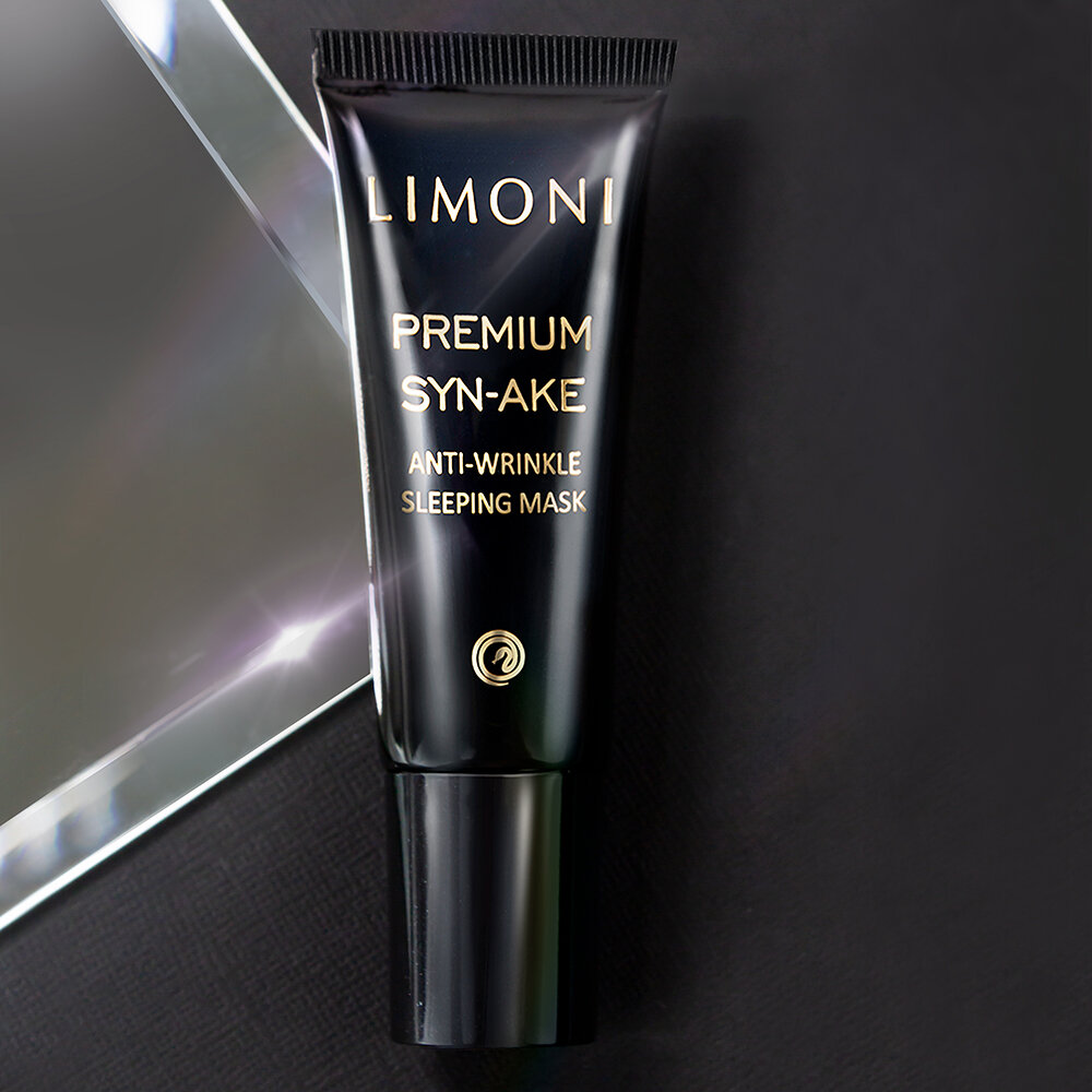 LIMONI Антивозрастная ночная маска со змеиным ядом Premium Syn-Ake Anti-Wrinkle Sleeping Mask 25ml
