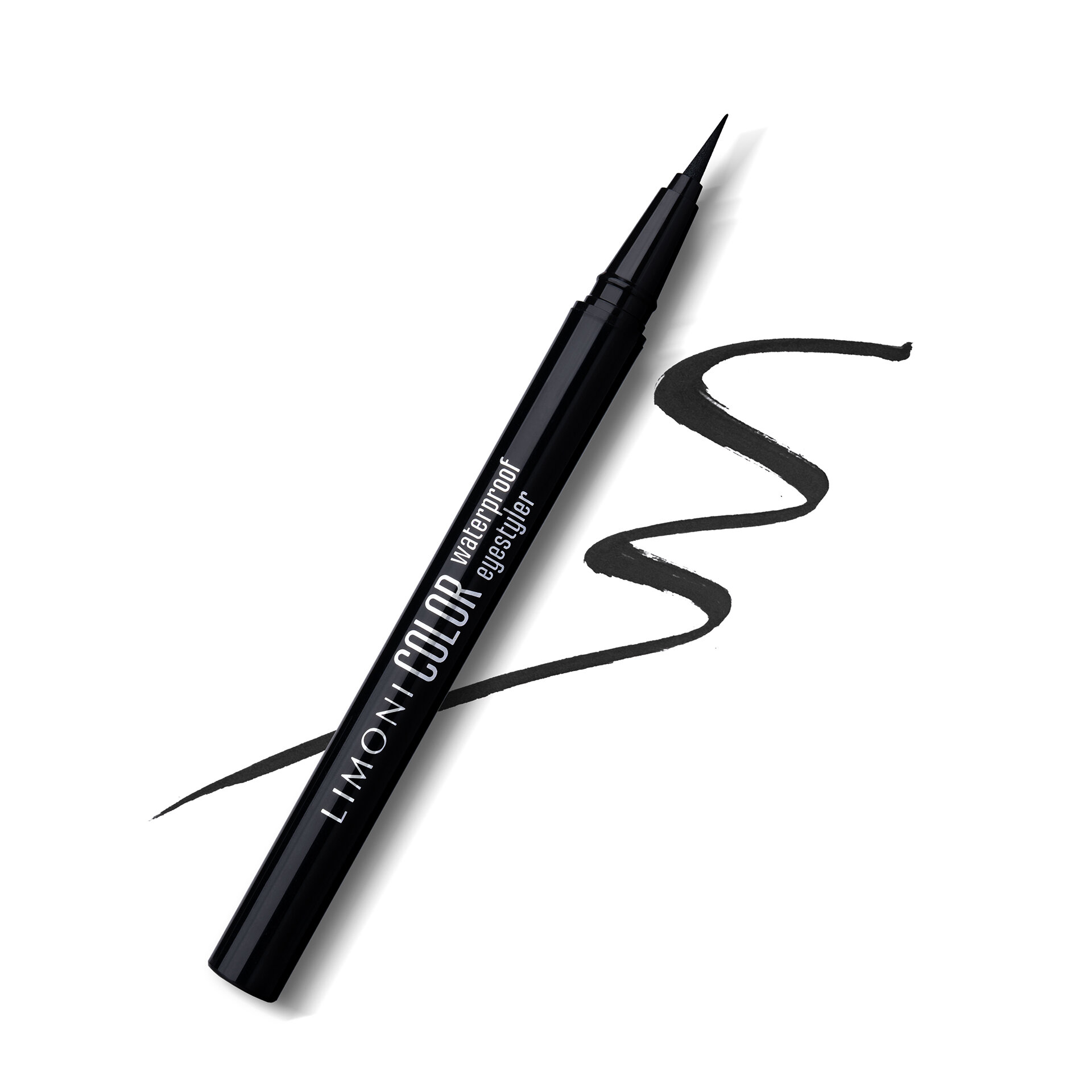 LIMONI Водостойкая подводка-фломастер  "Color Waterproof Eyestyler", тон 01 