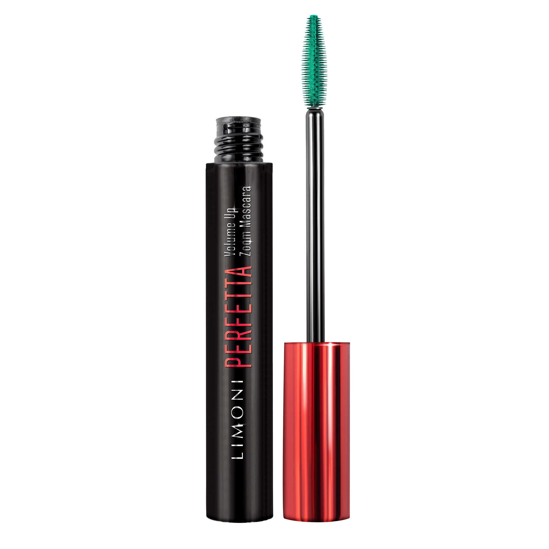 LIMONI Тушь супер объем и удлинение "PERFETTA Volume Up Zoom Mascara" тон 04 green