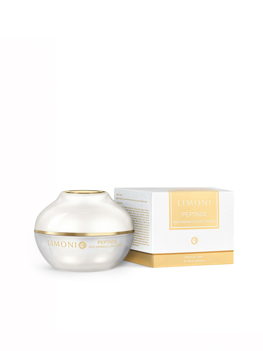 LIMONI Антивозрастной легкий крем для лица со змеиным ядом Peptage Anti-Wrinkle Cream Light 50ml