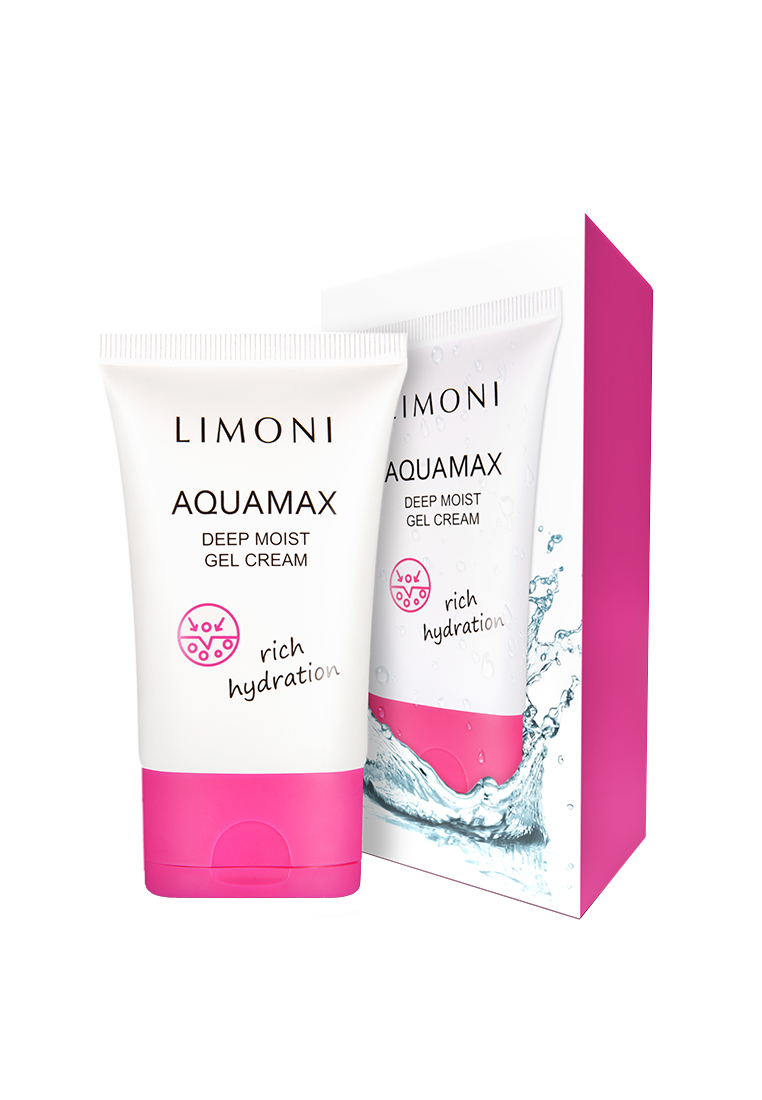  LIMONI Глубокоувлажняющий гель-крем для лица AQUAMAX DEEP MOIST GEL CREAM 50ml