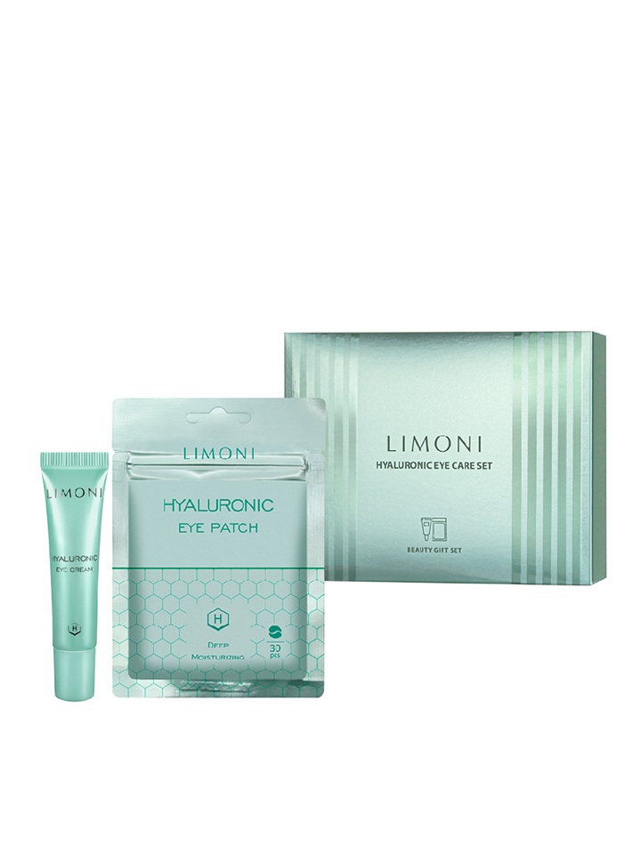 LIMONI Hyaluronic eye care set (Набор Hyaluronic Eye Patch 30pcs + Hyaluronic Eye Cream 15ml)***