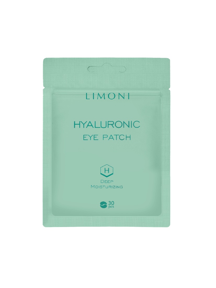 LIMONI Патчи для век увлажняющие с гиалуроновой кислотой Hyaluronic Eye Patch 30pcs